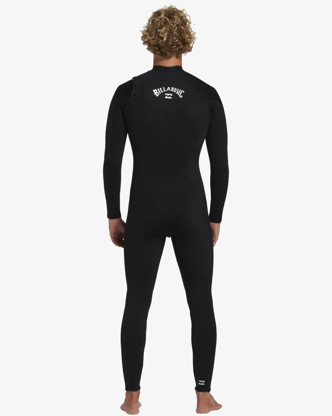 3/2mm Foil GBS Chest Zip Wetsuit - Black - Image 3