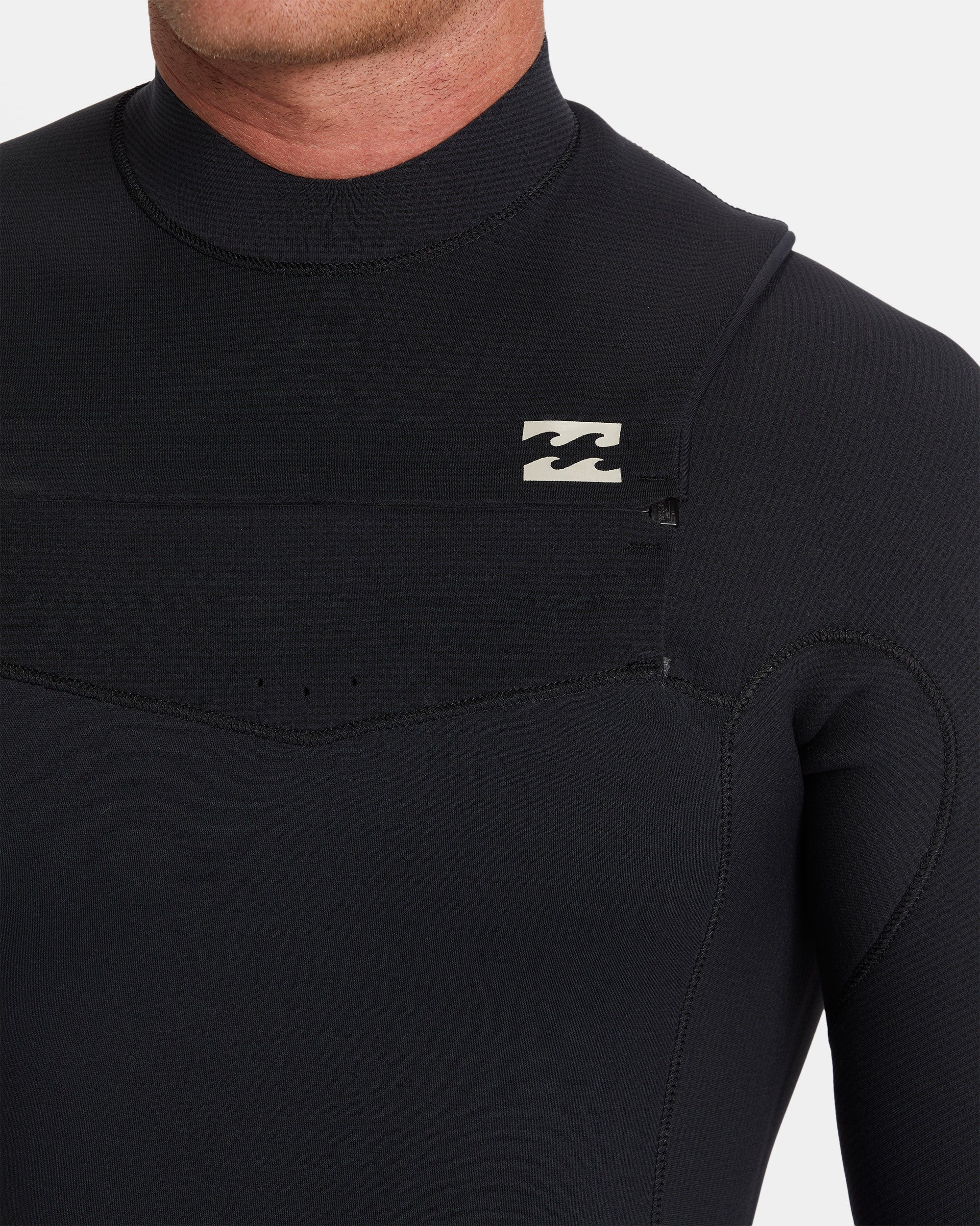 3/2mm Revolution Natural Upcycler GBS Chest Zip Wetsuit - Black - Image 2