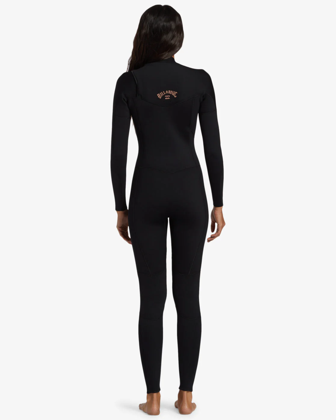 4/3mm Foil GBS Chest Zip Wetsuit - Black - Image 4