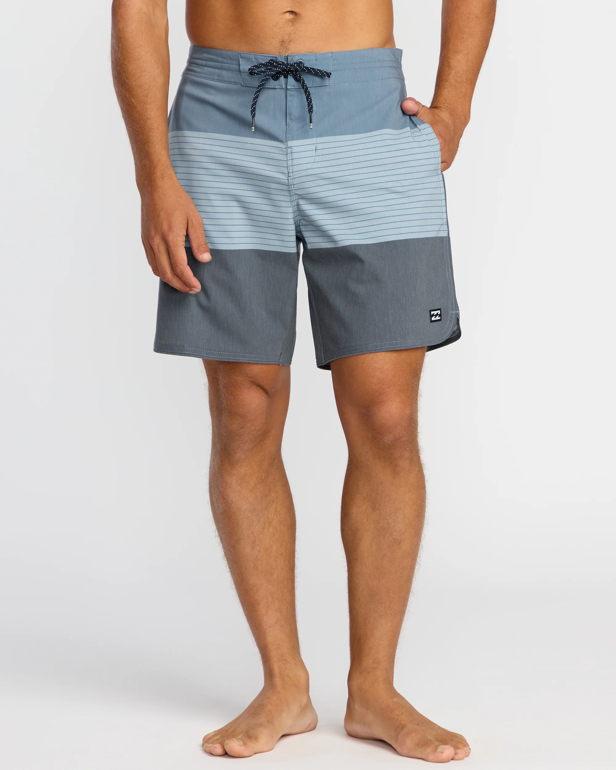 73 Lo Tide 18" Boardshorts - Steel Blue
