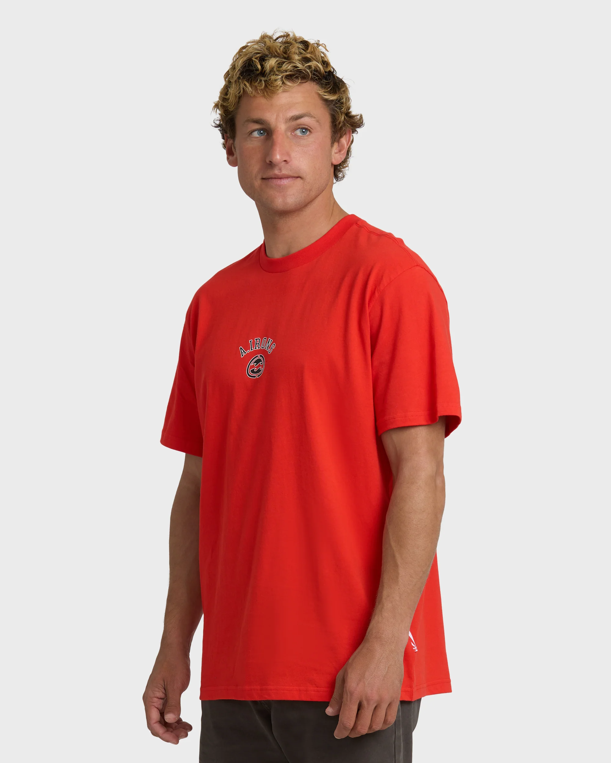 A.I. Bio Wave Premium Short Sleeve T-Shirt - Red - Image 4