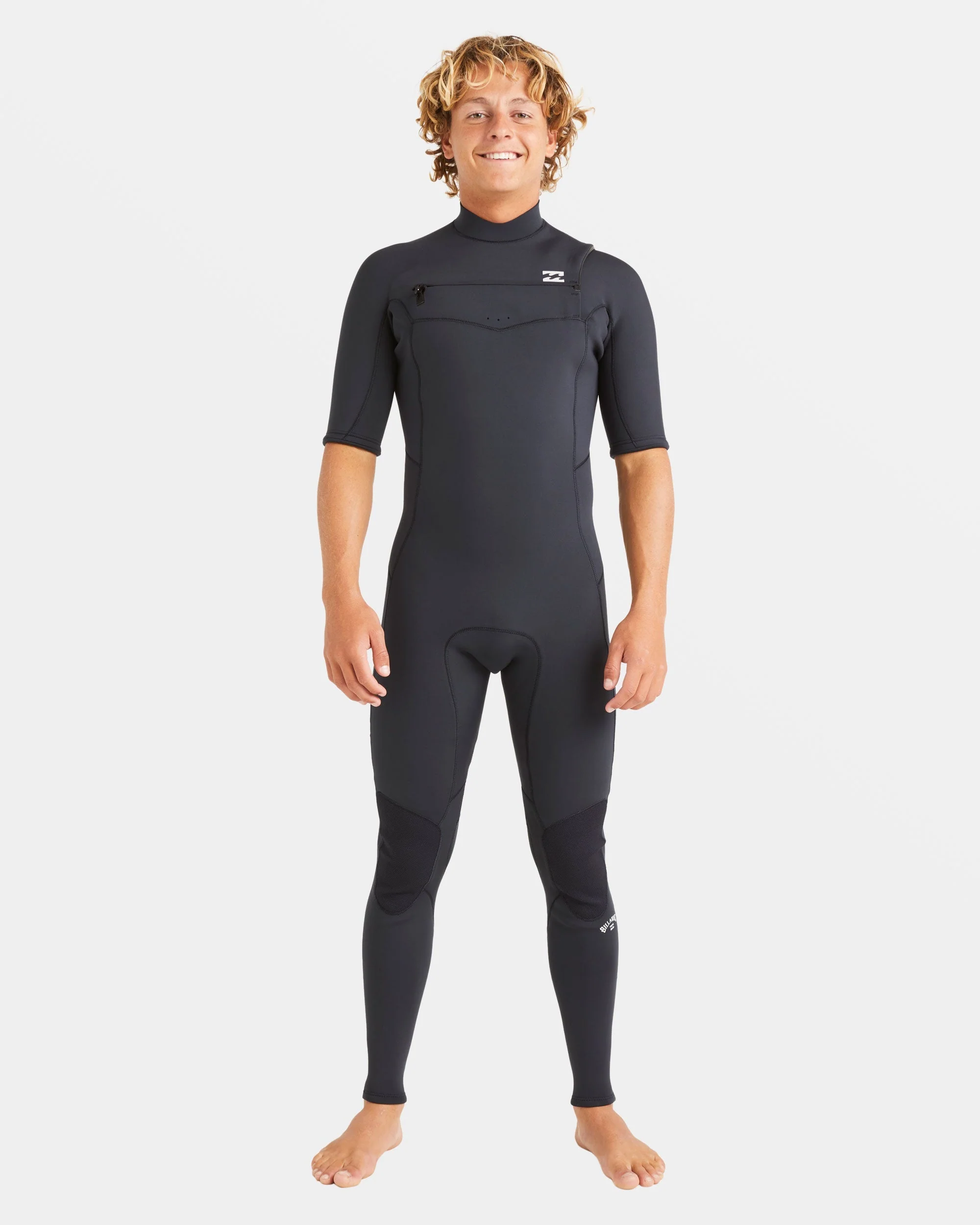 2/2mm Absolute Natural Upcycler GBS Chest Zip Wetsuit - Black - Image 2