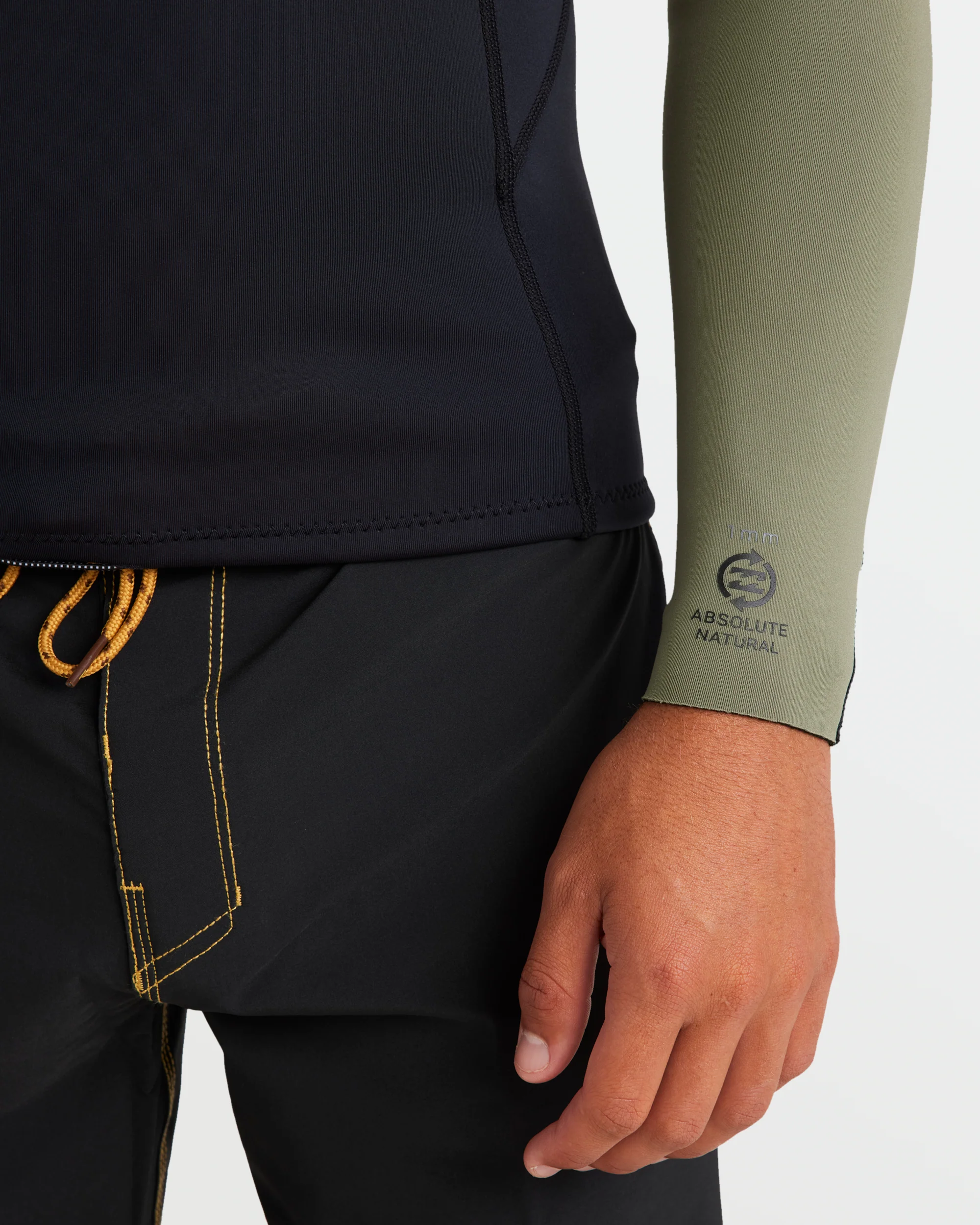 1mm Absolute Natural Long Sleeve Jacket - Military - Image 3