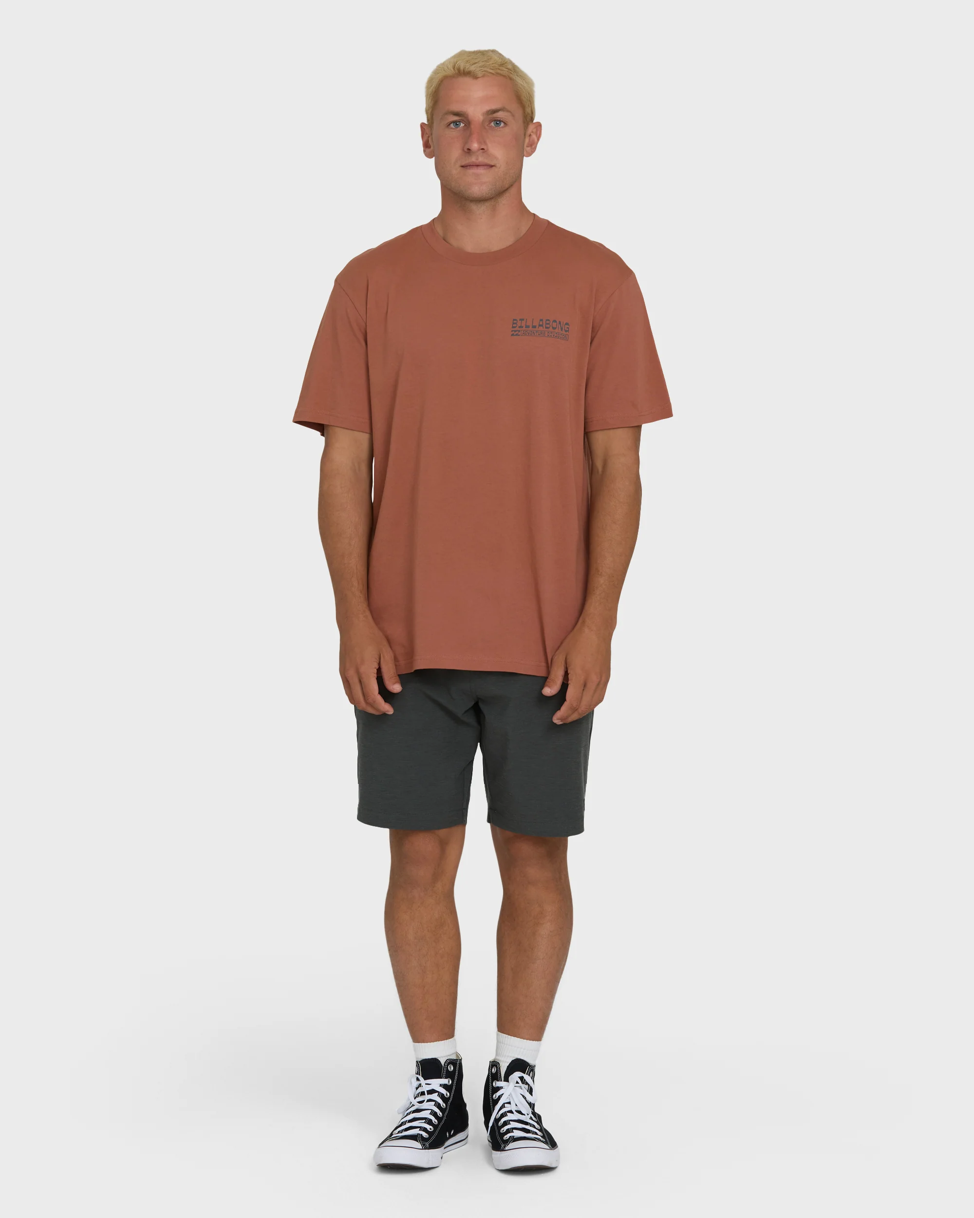A/Div Agave Premium Short Sleeve Cotton T-Shirt - Cedar Wood - Image 4