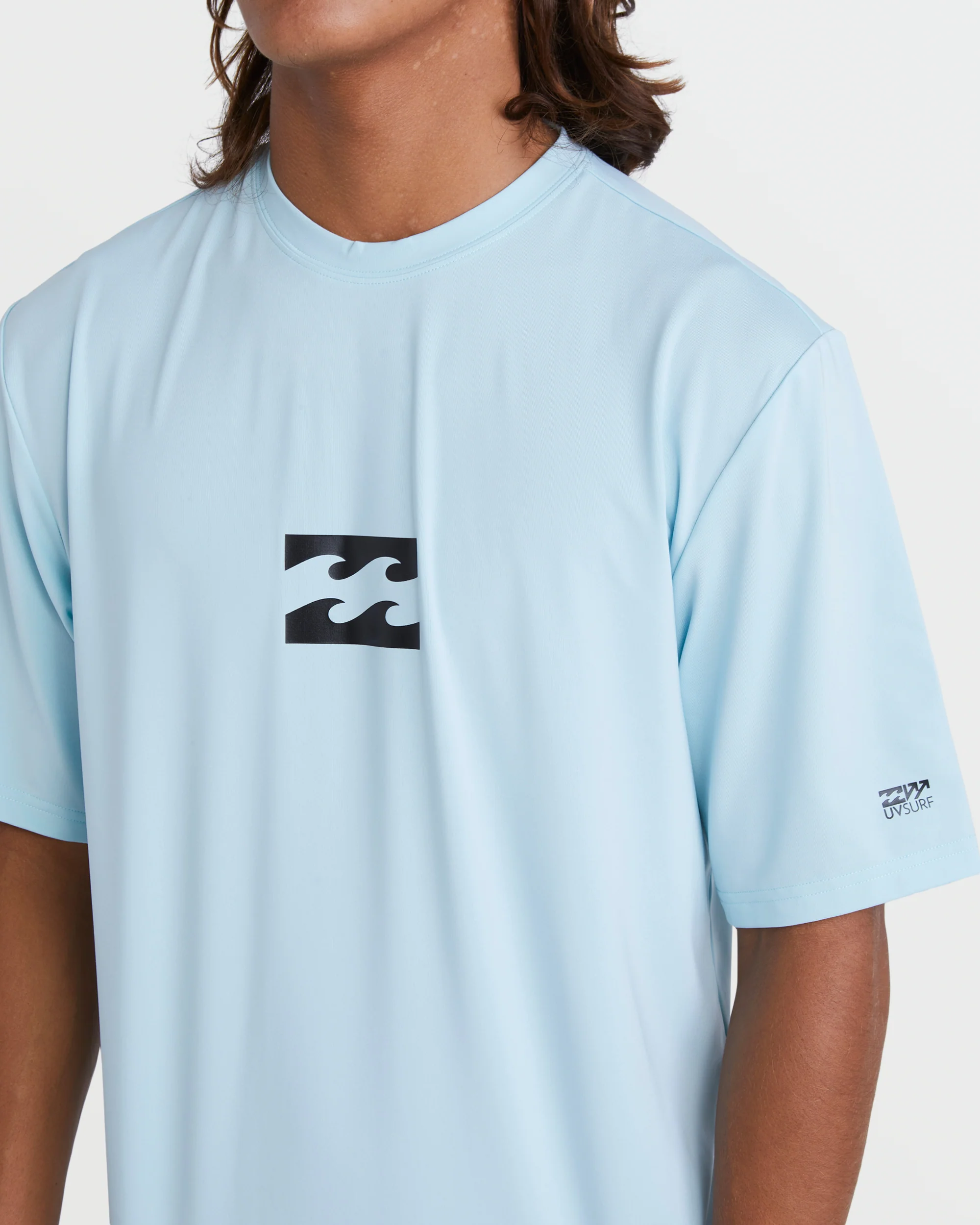 All Day Wave Short Sleeve Rashguard - Coastal Blue - Image 2