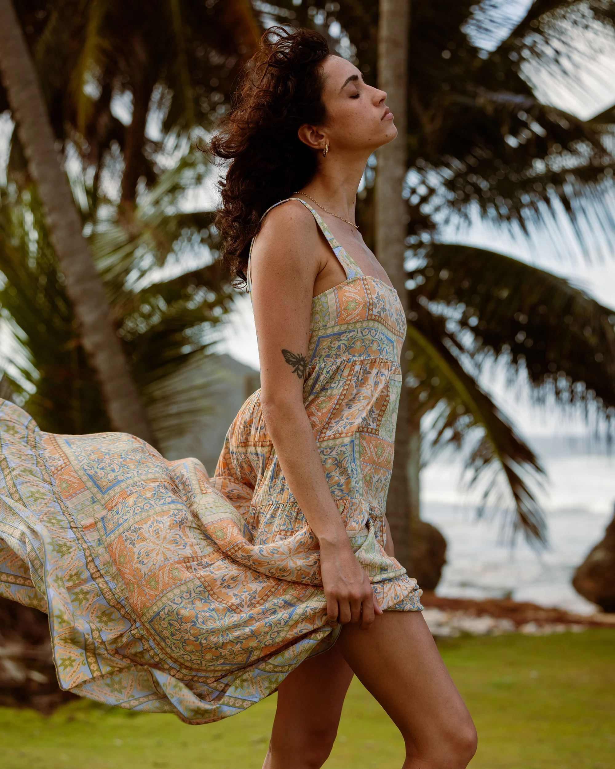 Womens All Good Midi Dress - Image 2