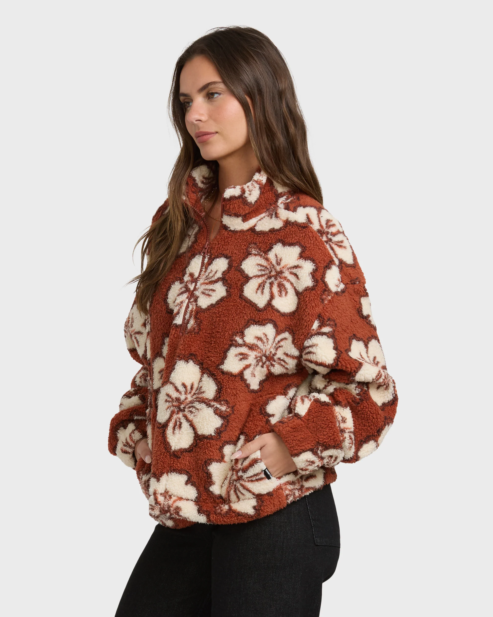 All The Time Sherpa Half Zip Sweatshirt - Sedona - Image 6