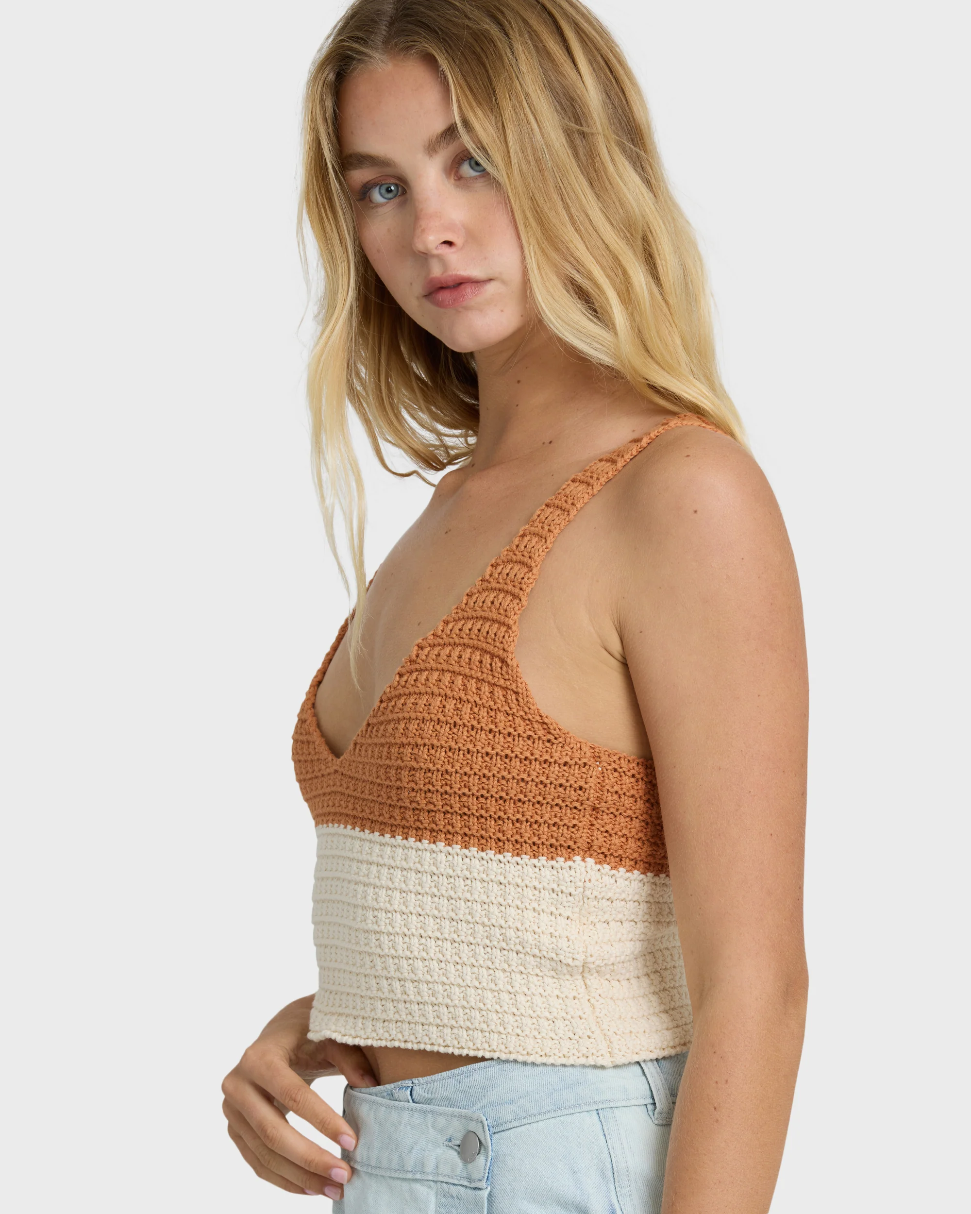 Anders Sweater Tank - Caramel Cafe - Image 4