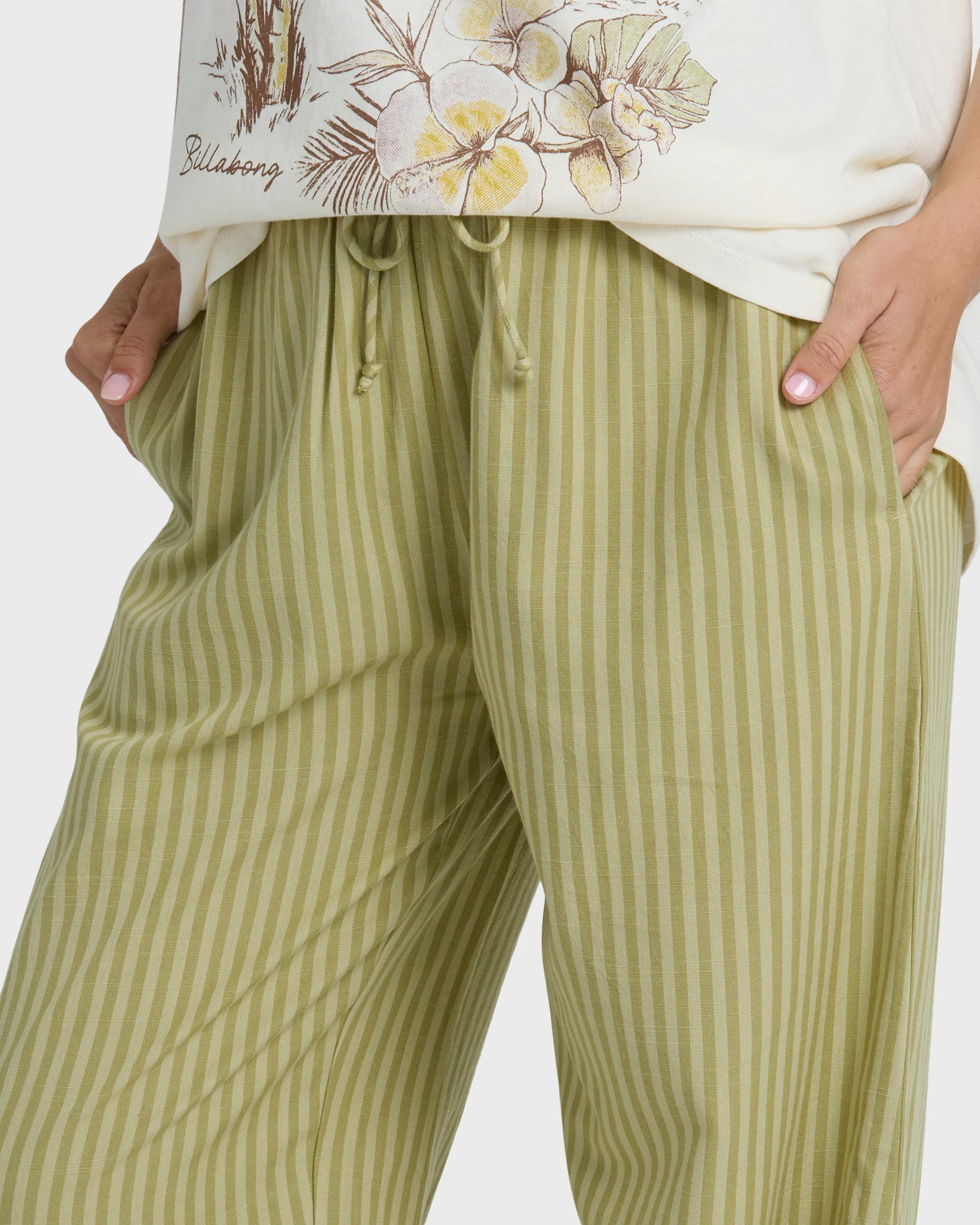 Womens Another Wave Elastic Waist Pants - Image 3