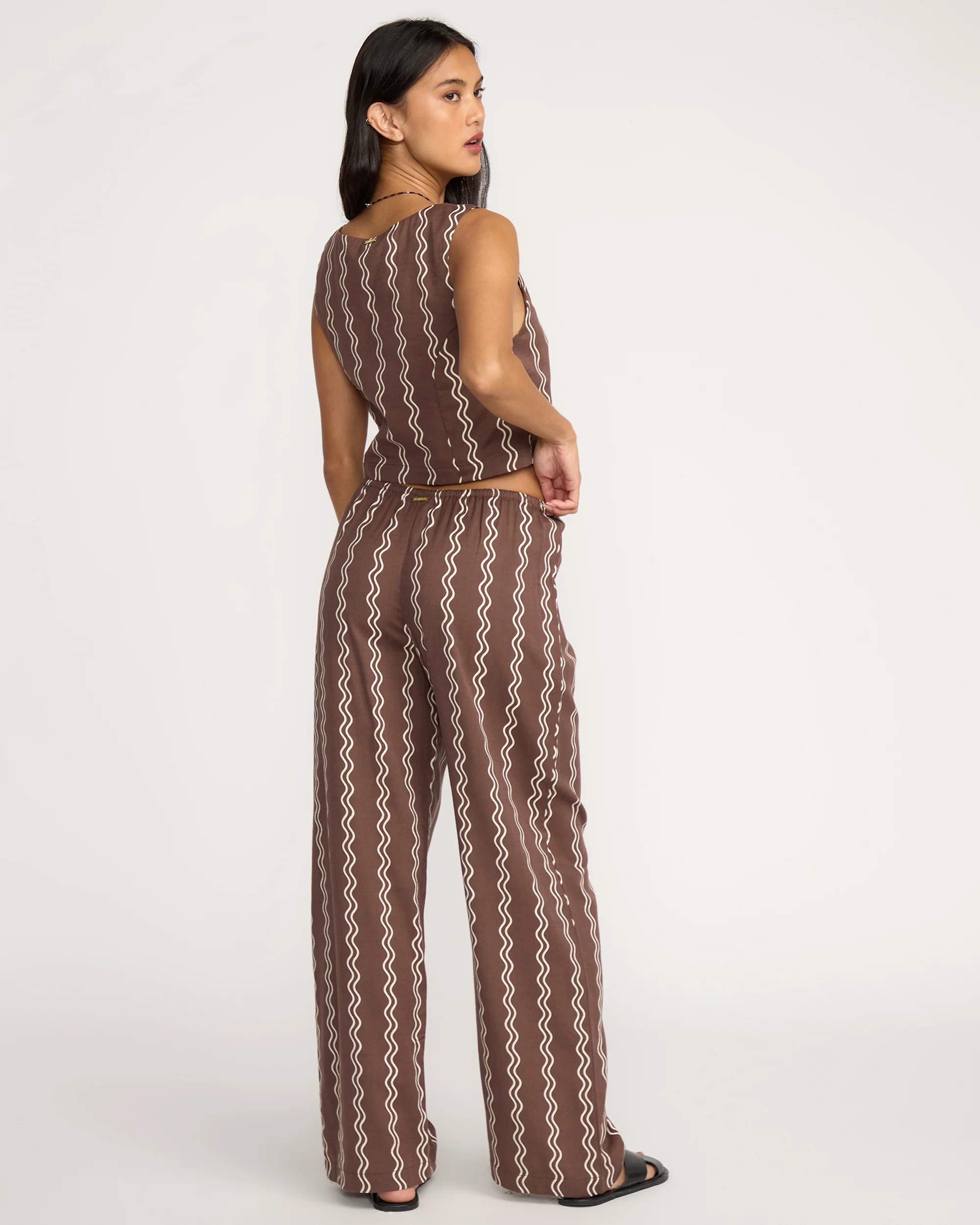 Womens Another Wave Elastic Waist Pants - Image 3