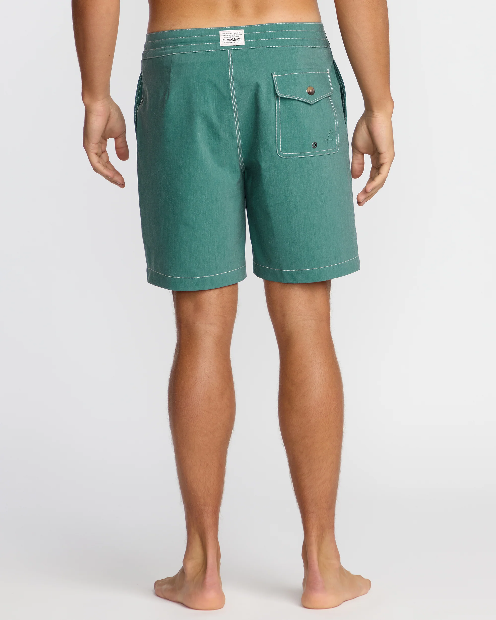 Austin Garage Lo Tides 19" Boardshorts - Teal - Image 5