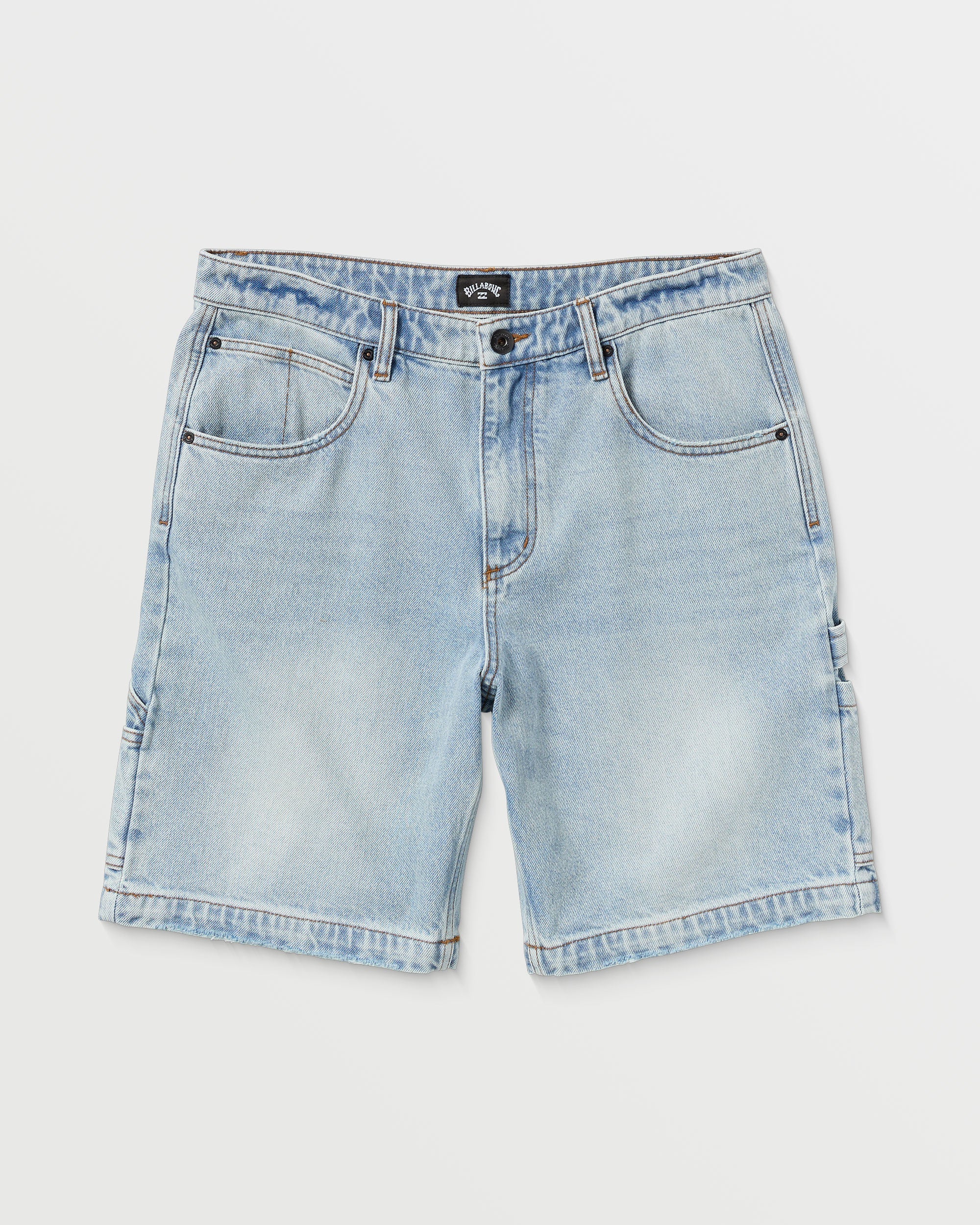 Bad Dog 21" Shorts - Bleached Aqua - Image 7