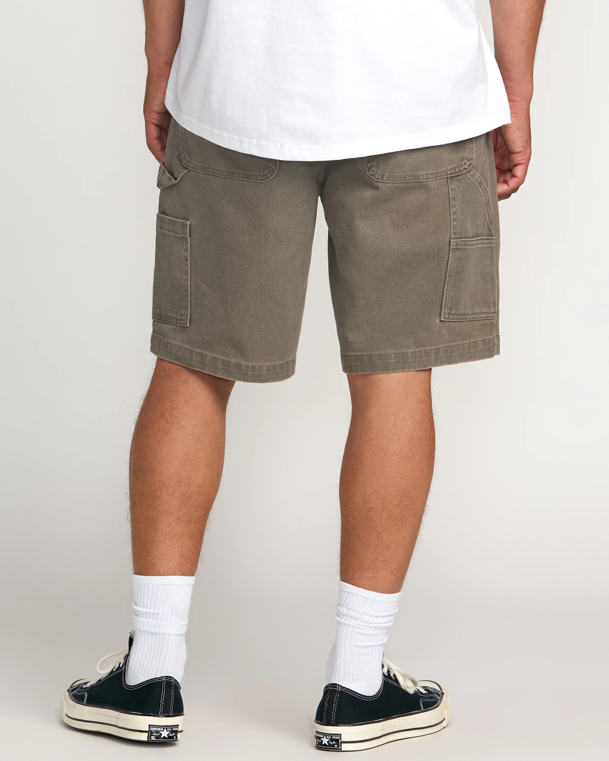 Bad Dog 21" Workwear Shorts - Brown - Image 2