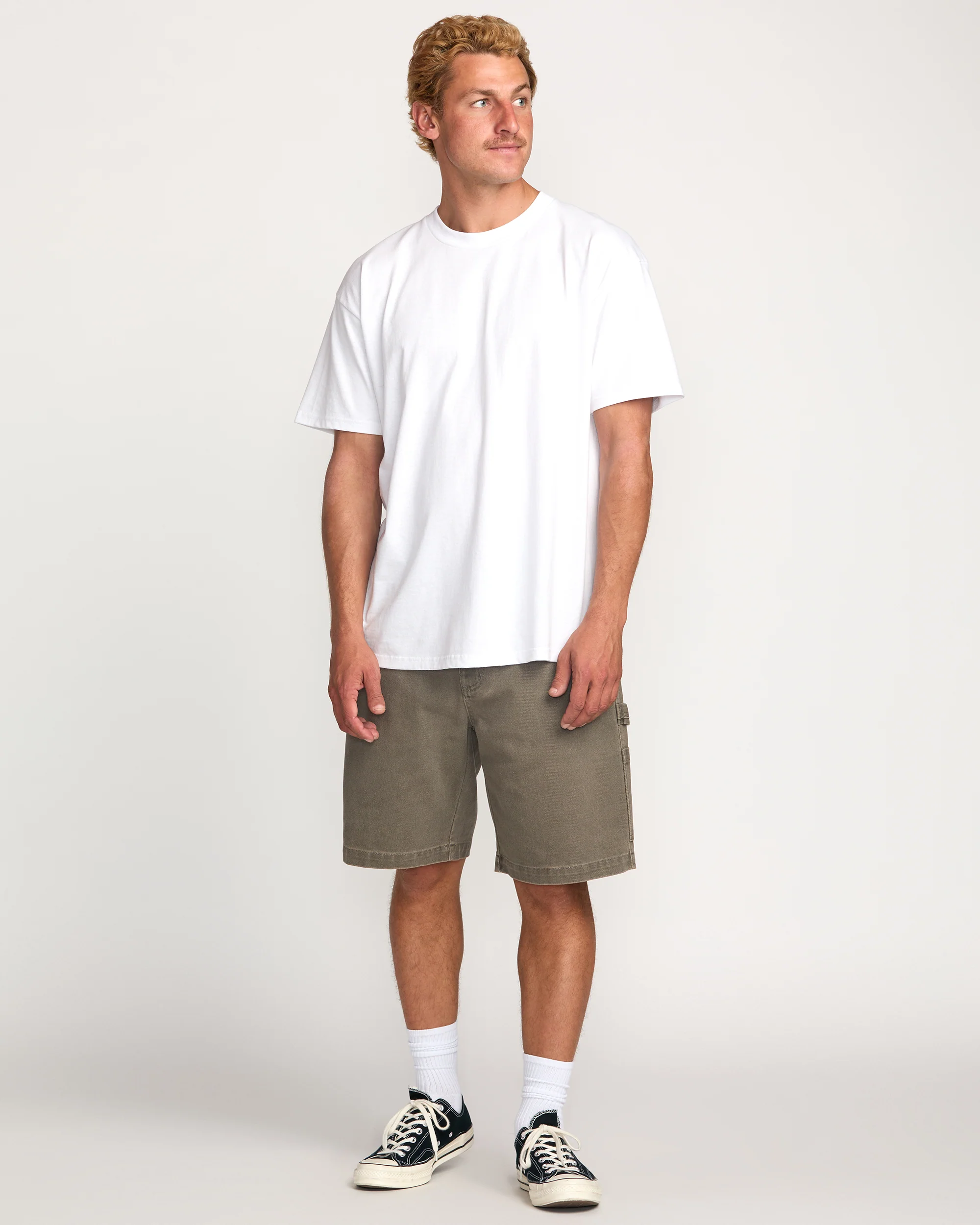 Bad Dog 21" Workwear Shorts - Brown - Image 5