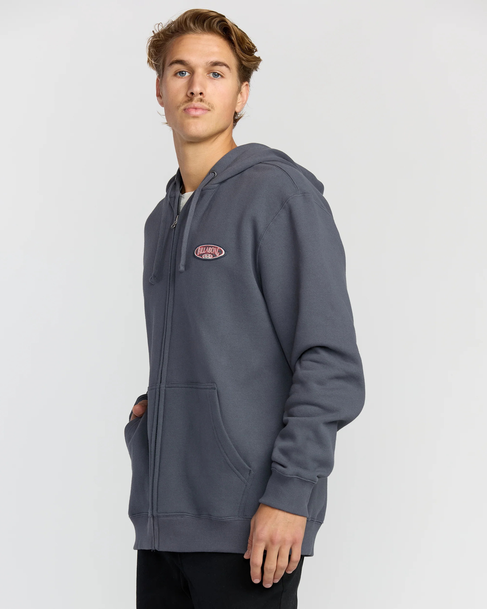 Bad Dog Zip Sweatshirt - Midnight Blue - Image 3