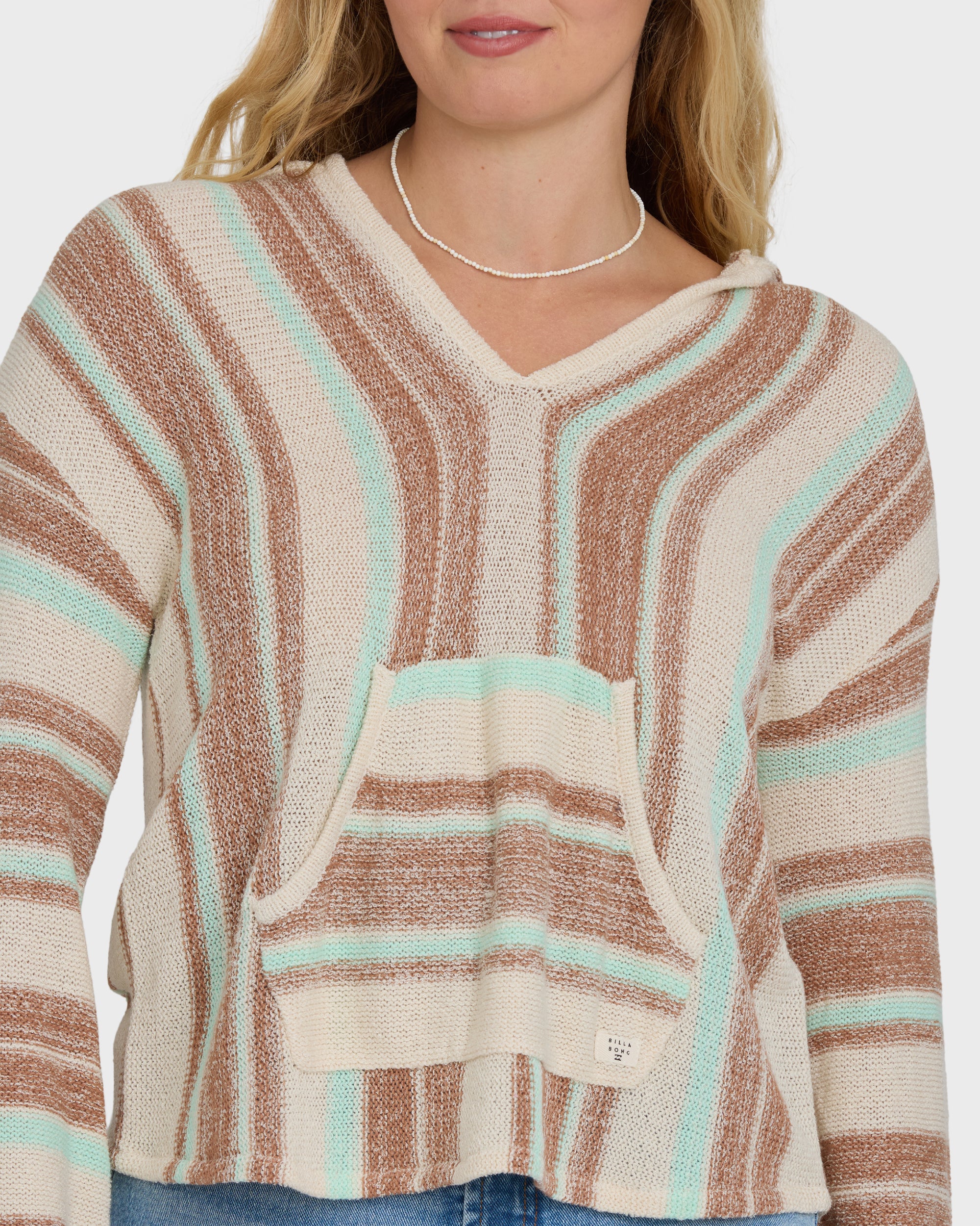 Baja Beach Hooded Sweater - Sugar Almond - Image 5
