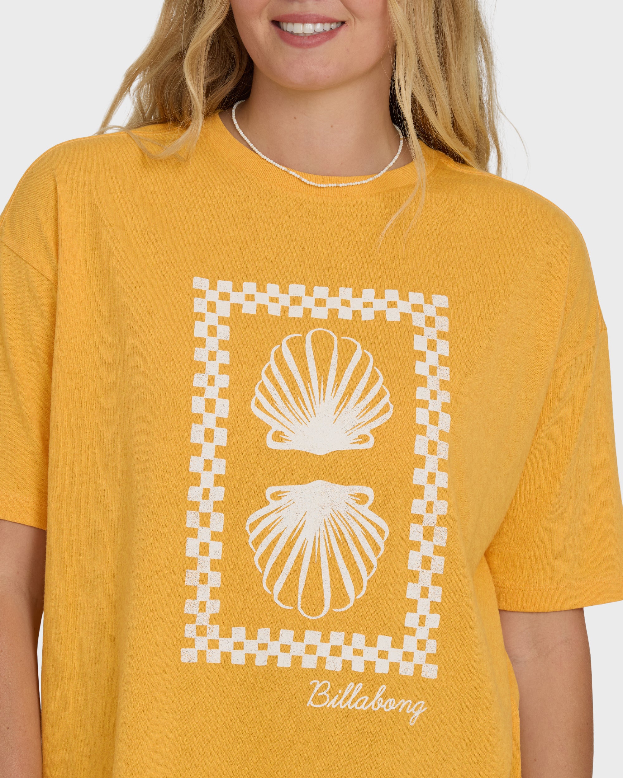Balance of Waves Short Sleeve Knit T-Shirt - Sun Kissed - Image 5