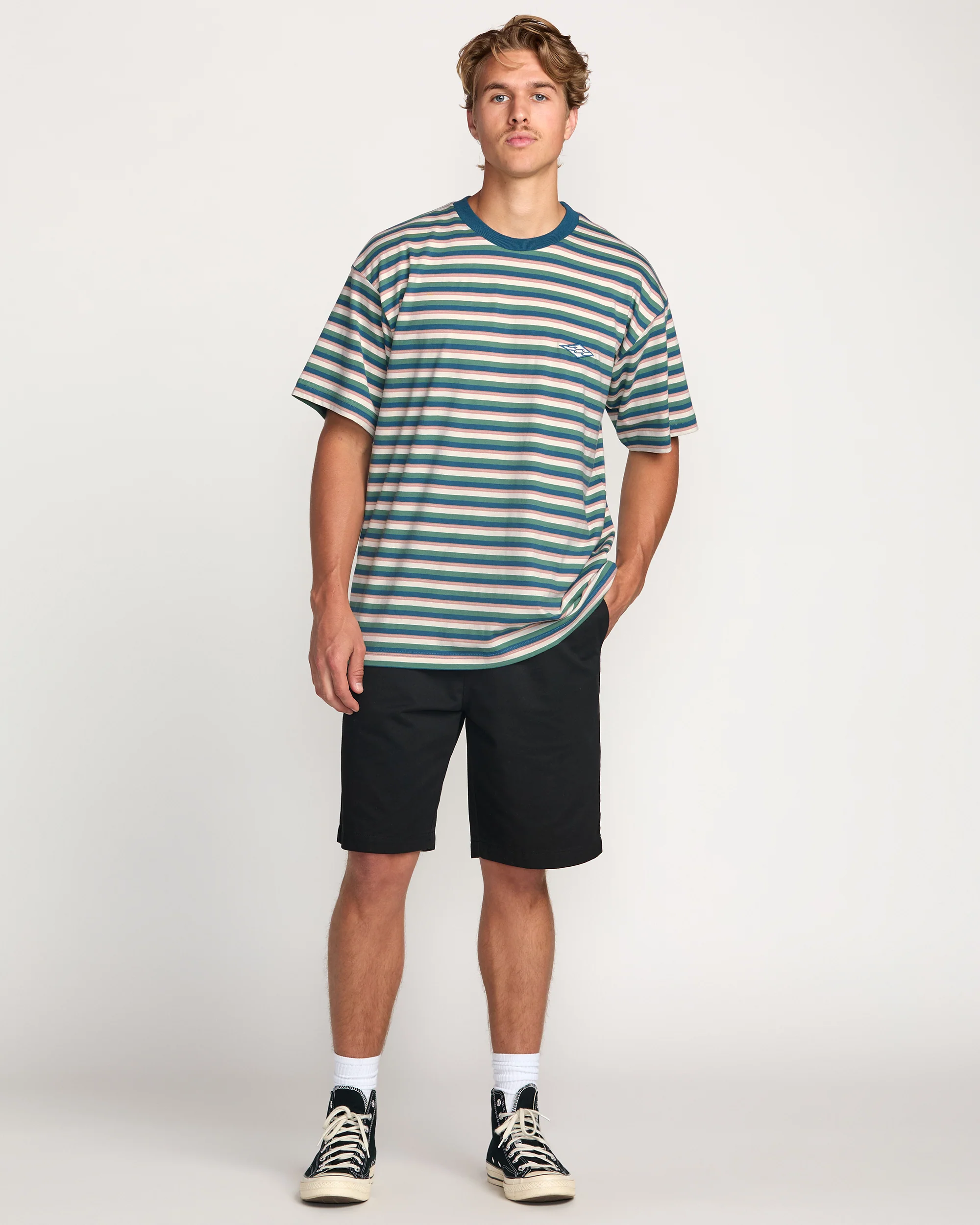 Baxter Short Sleeve T-Shirt - Deep Blue - Image 3