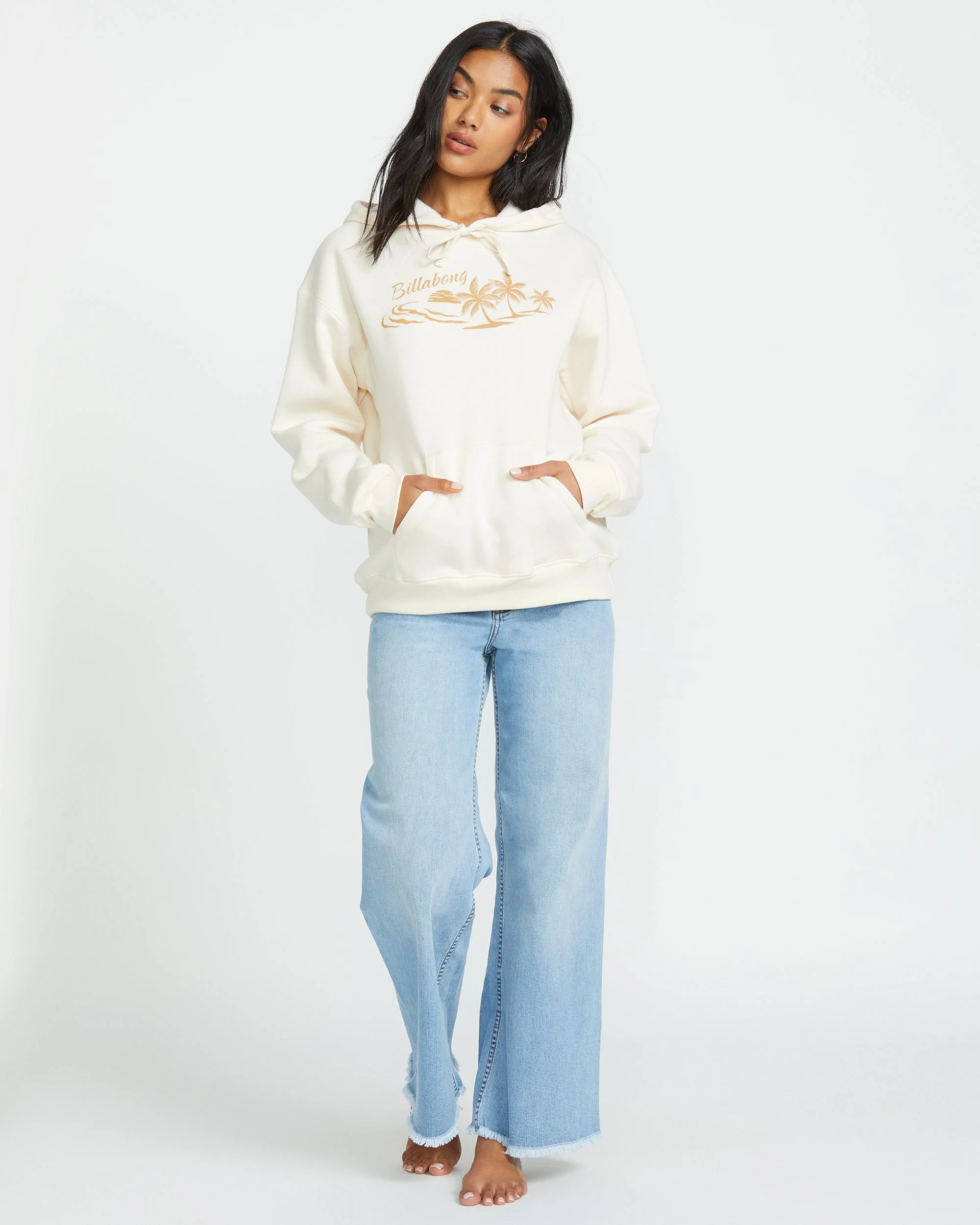 Beach Tropics Po Hoodie - Whitecap - Image 3
