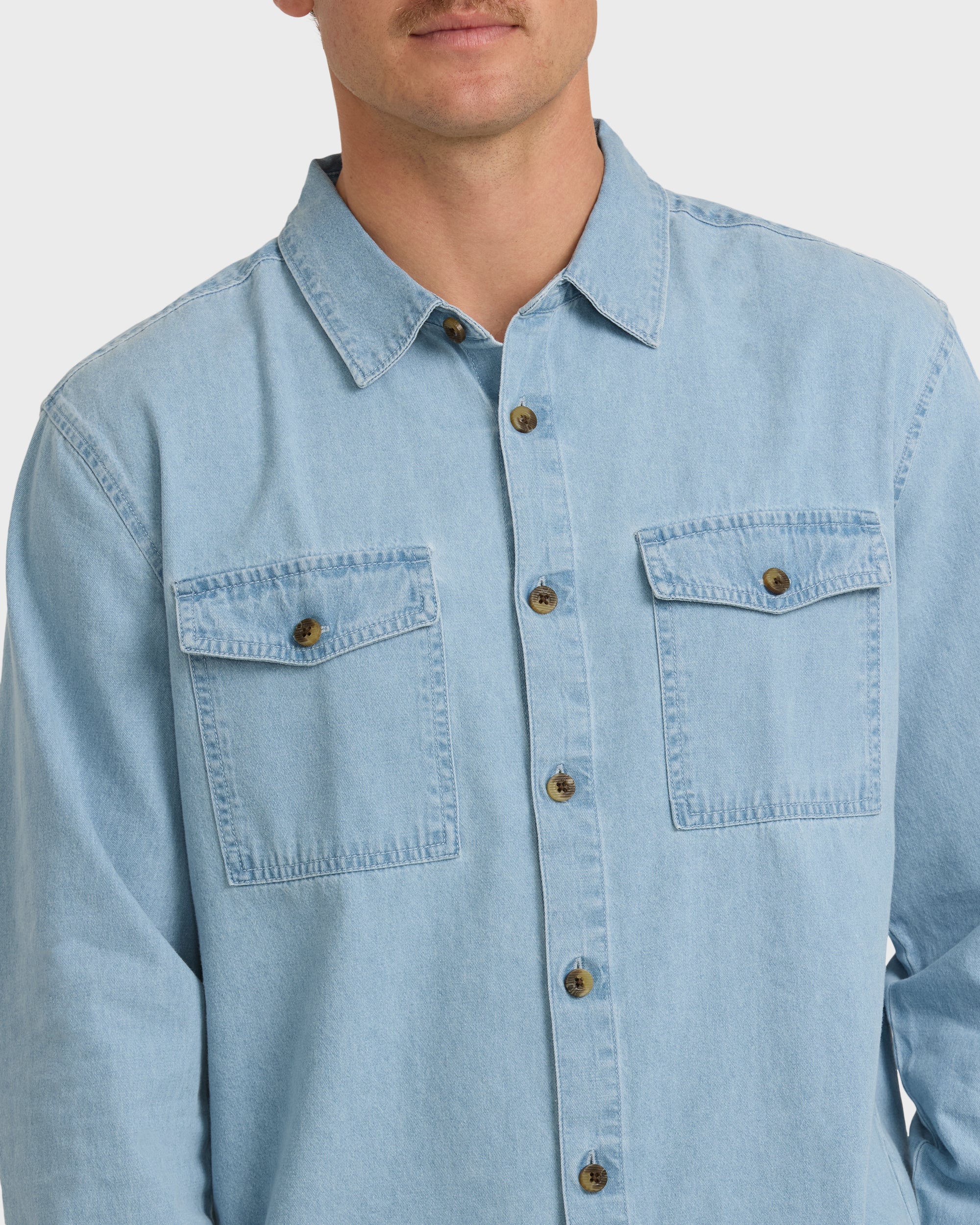 Bong Days Long Sleeve Shirt - Cloud Blue - Image 2