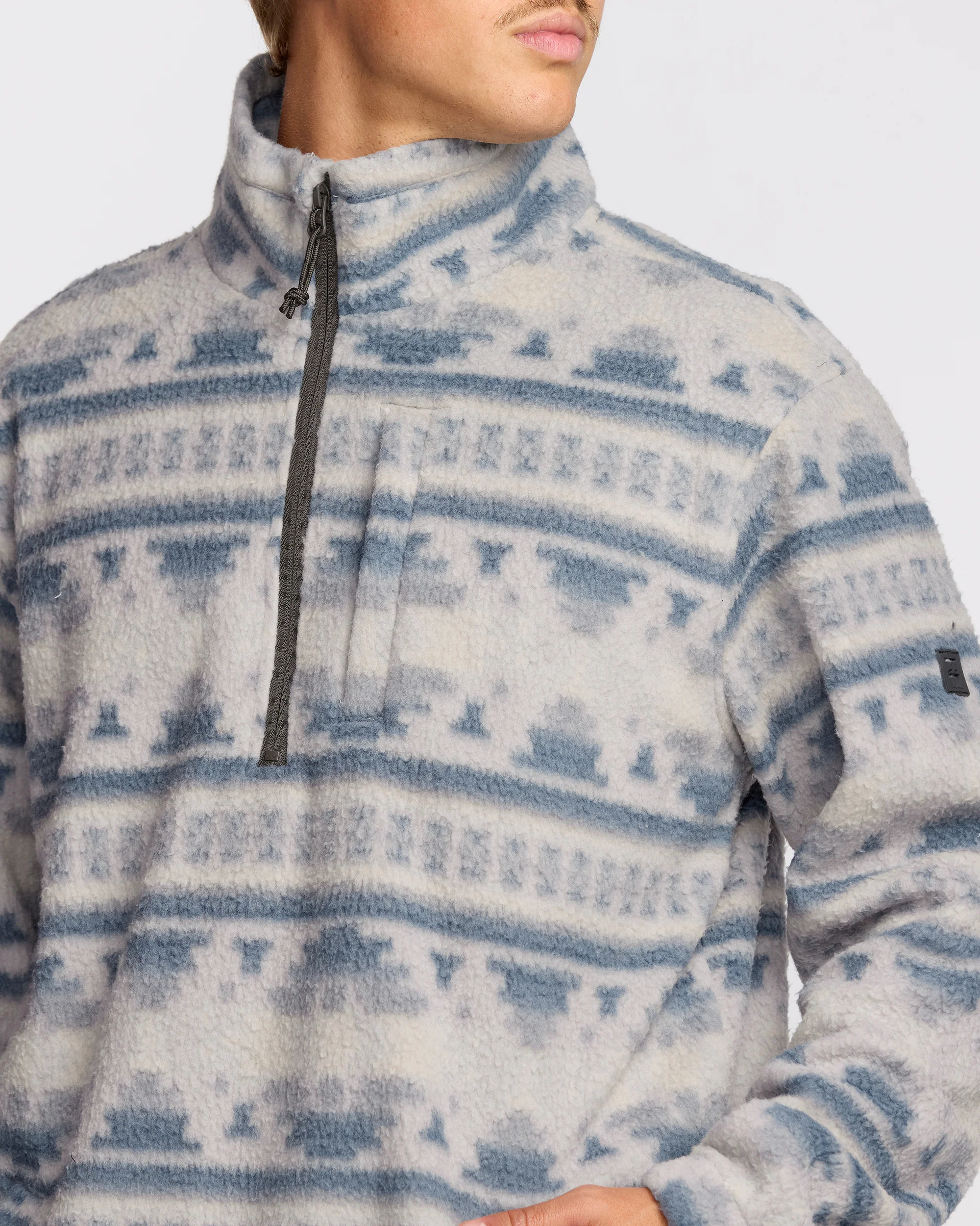Boundary Mock Sweatshirt - Alloy - Image 2
