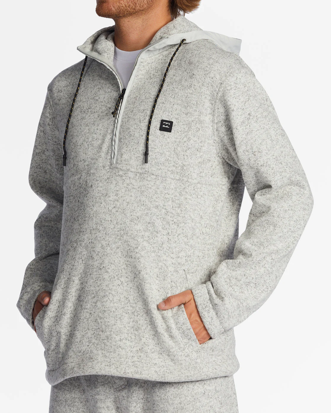 Mens A/Div Boundary Hooded Half Zip Pullover - Image 3