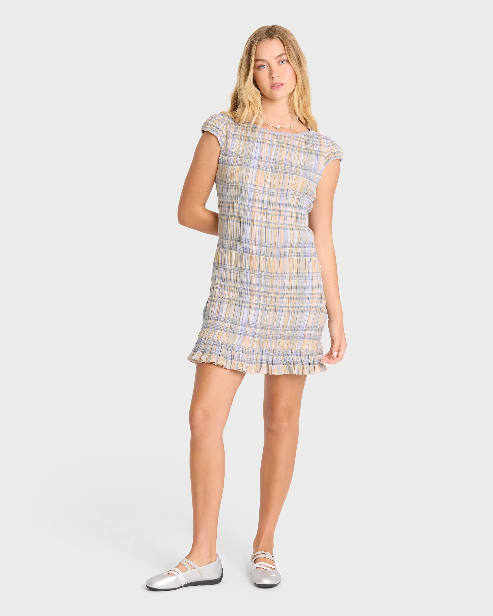 Bright Side Mini Dress - Twilight Blue - Image 3