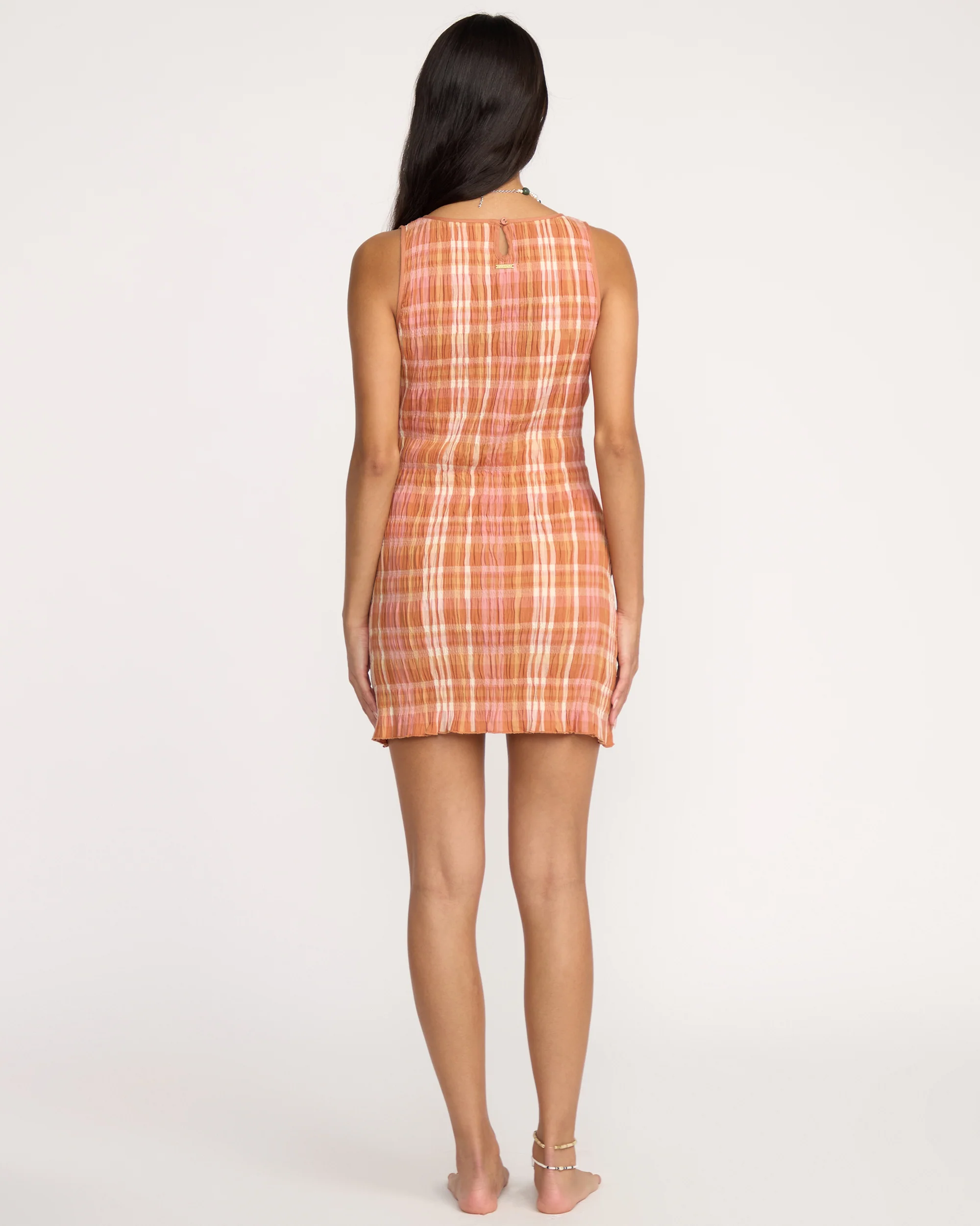 Womens Check Me Out Mini Dress - Image 3