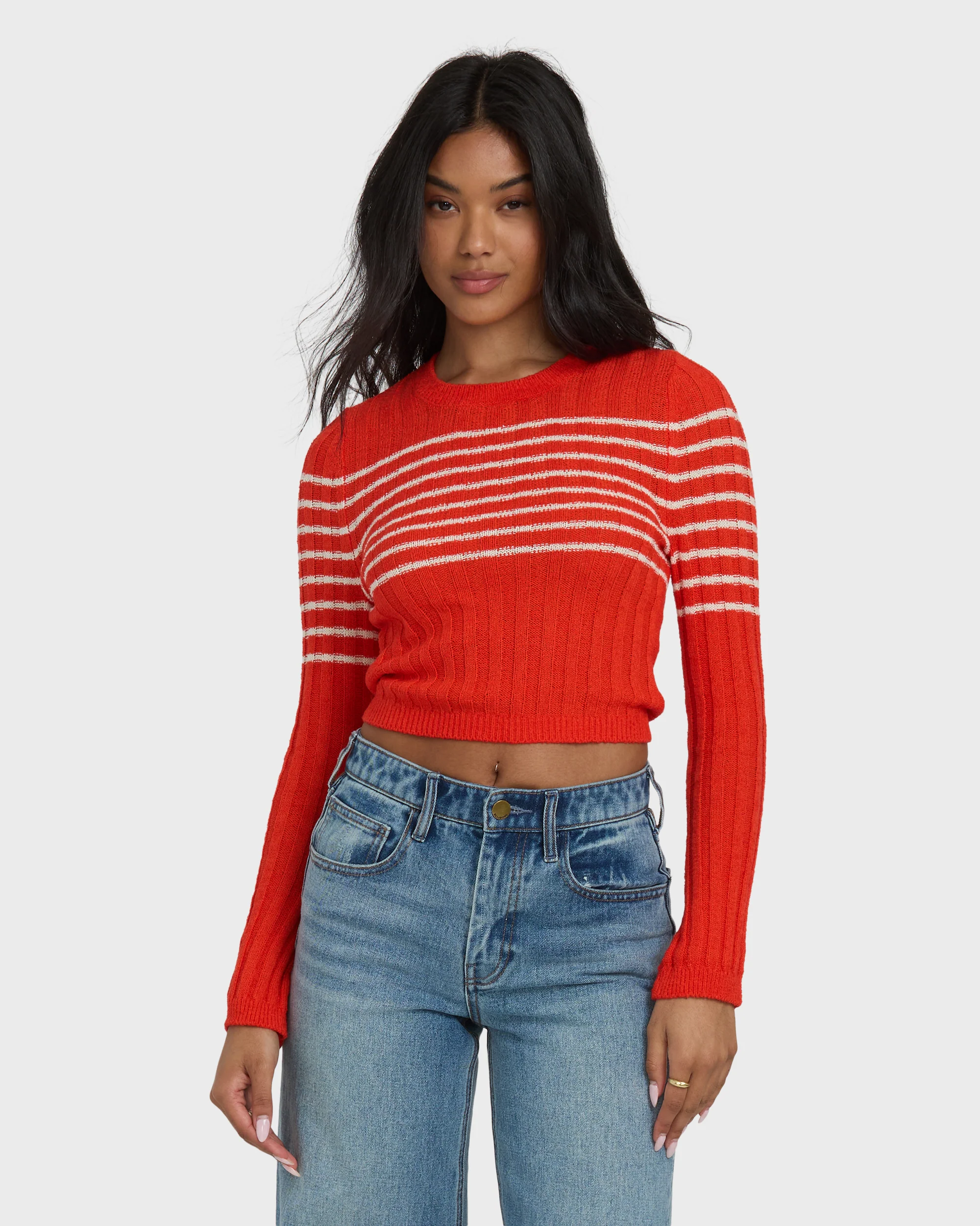 Clare Sweater - Red Aloha - Image 5