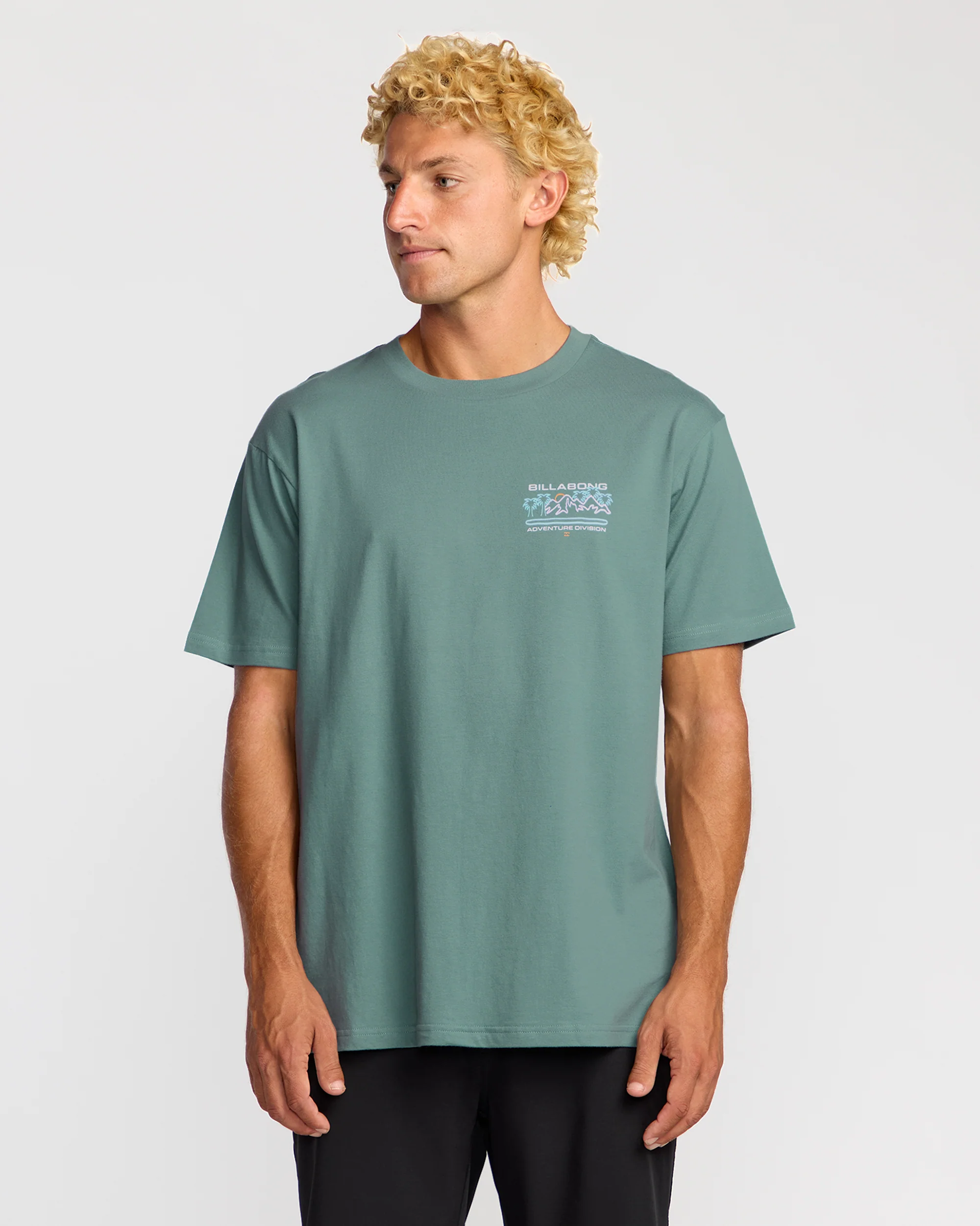 Coastal Range A/Div Short Sleeve T-Shirt - Sea Blue - Image 2