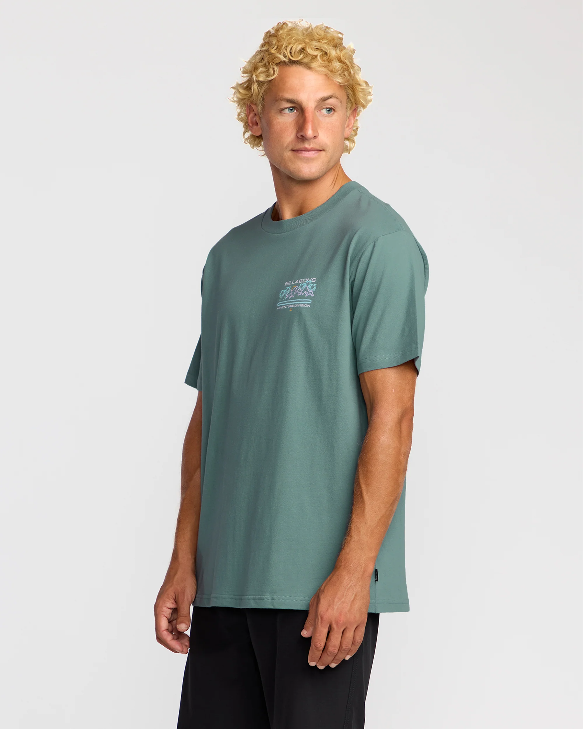 Coastal Range A/Div Short Sleeve T-Shirt - Sea Blue - Image 3