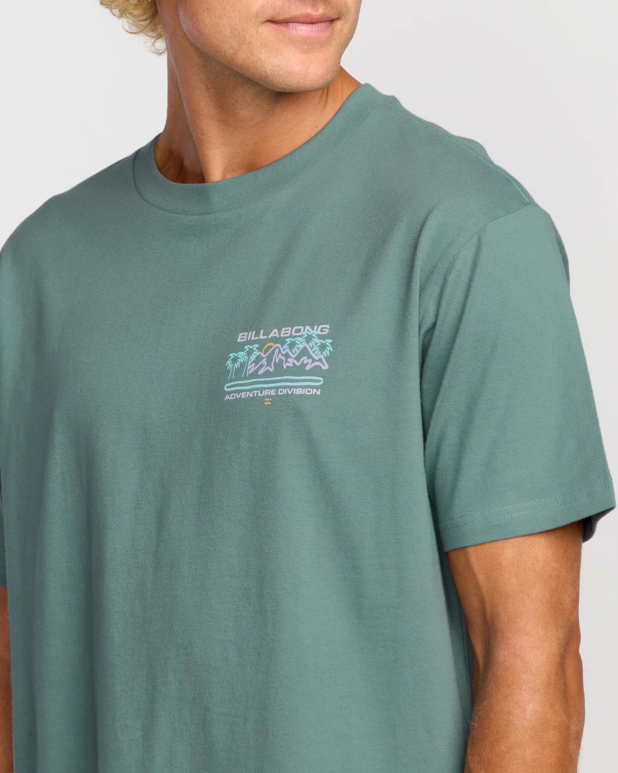Coastal Range A/Div Short Sleeve T-Shirt - Sea Blue - Image 5
