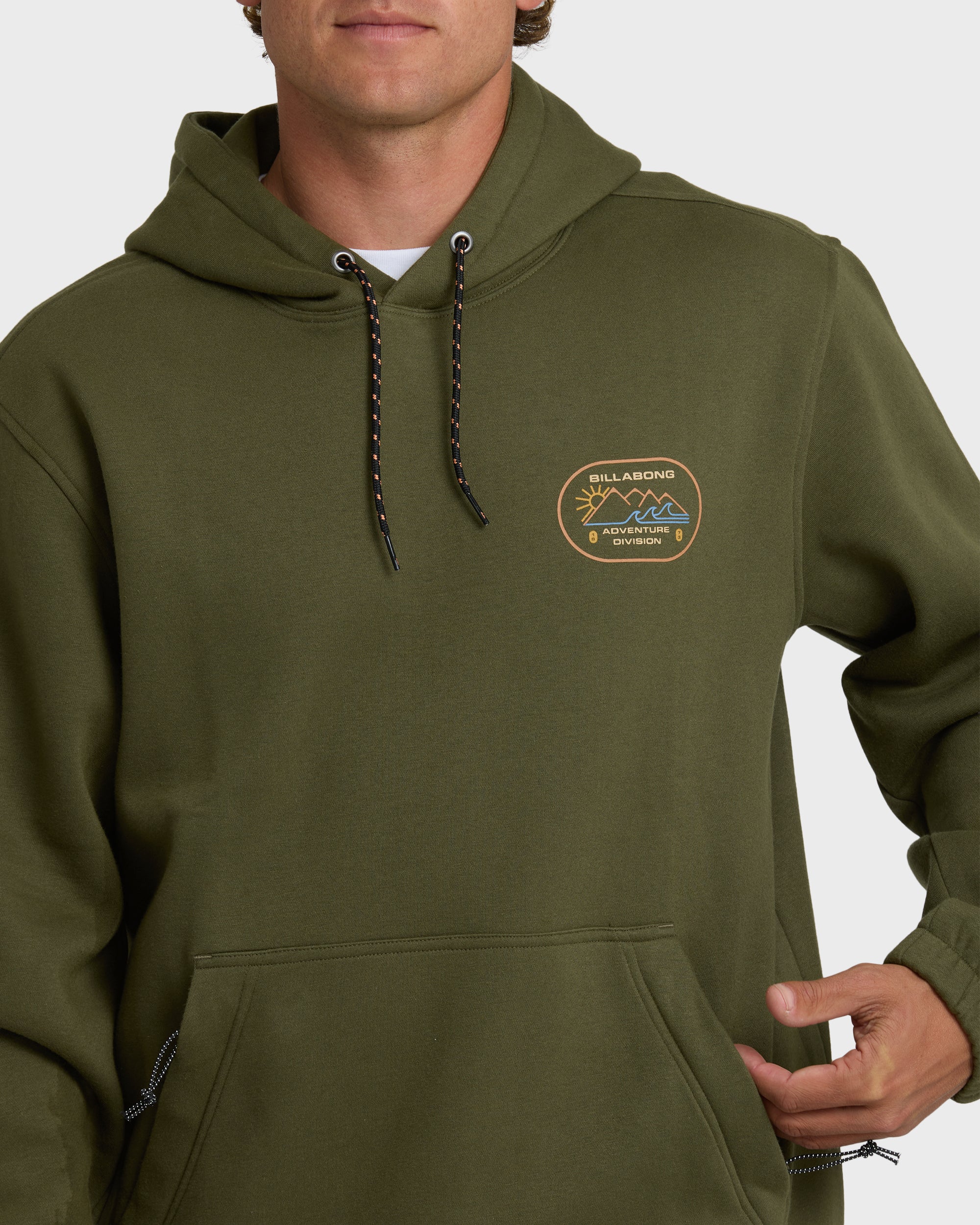 Compass Pullover Hoodie - Winter Moss - Image 3
