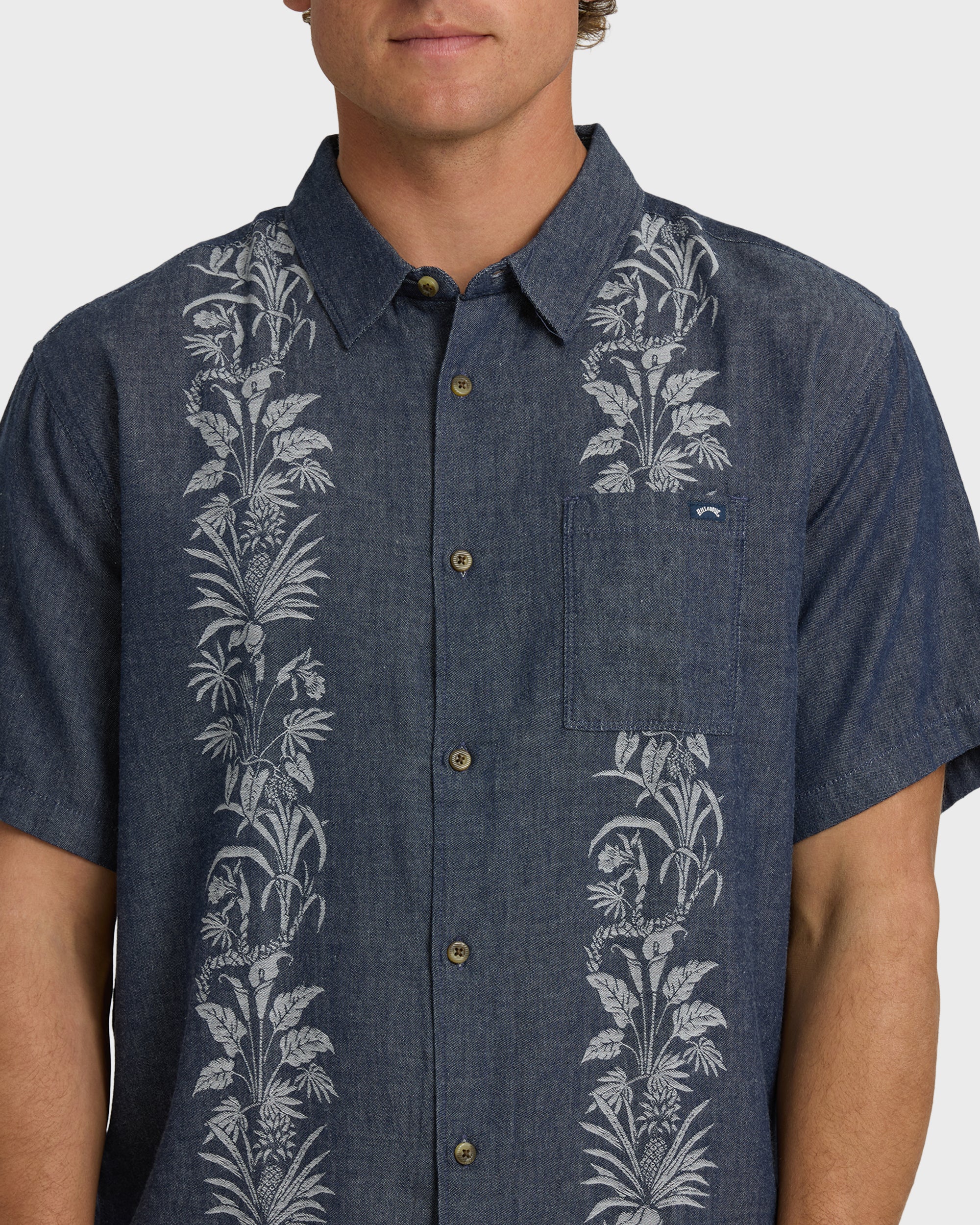 Cordoba Short Sleeve Shirt - Navy - Image 5