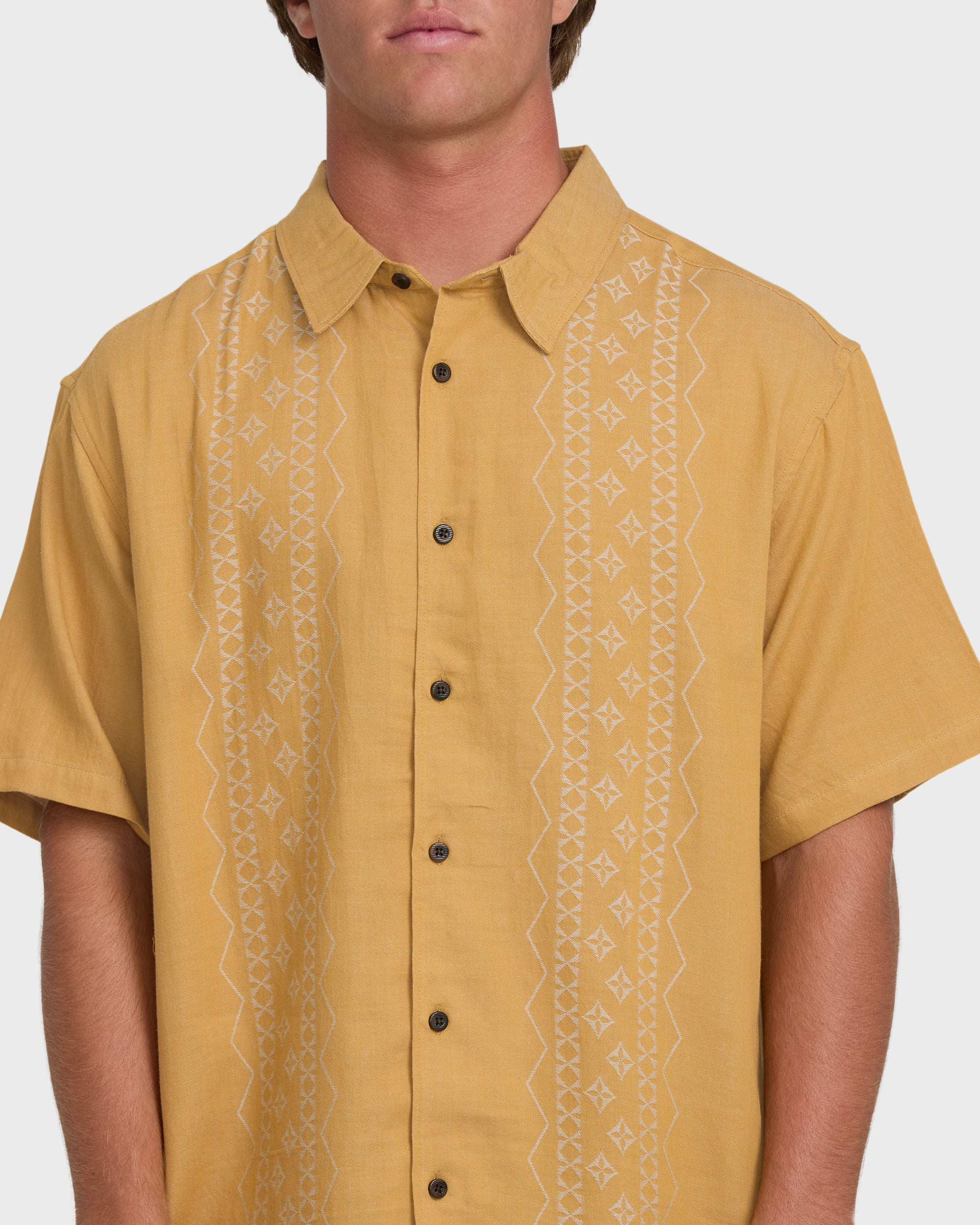 Cordoba Short Sleeve Woven Shirt - Wild Honey - Image 5