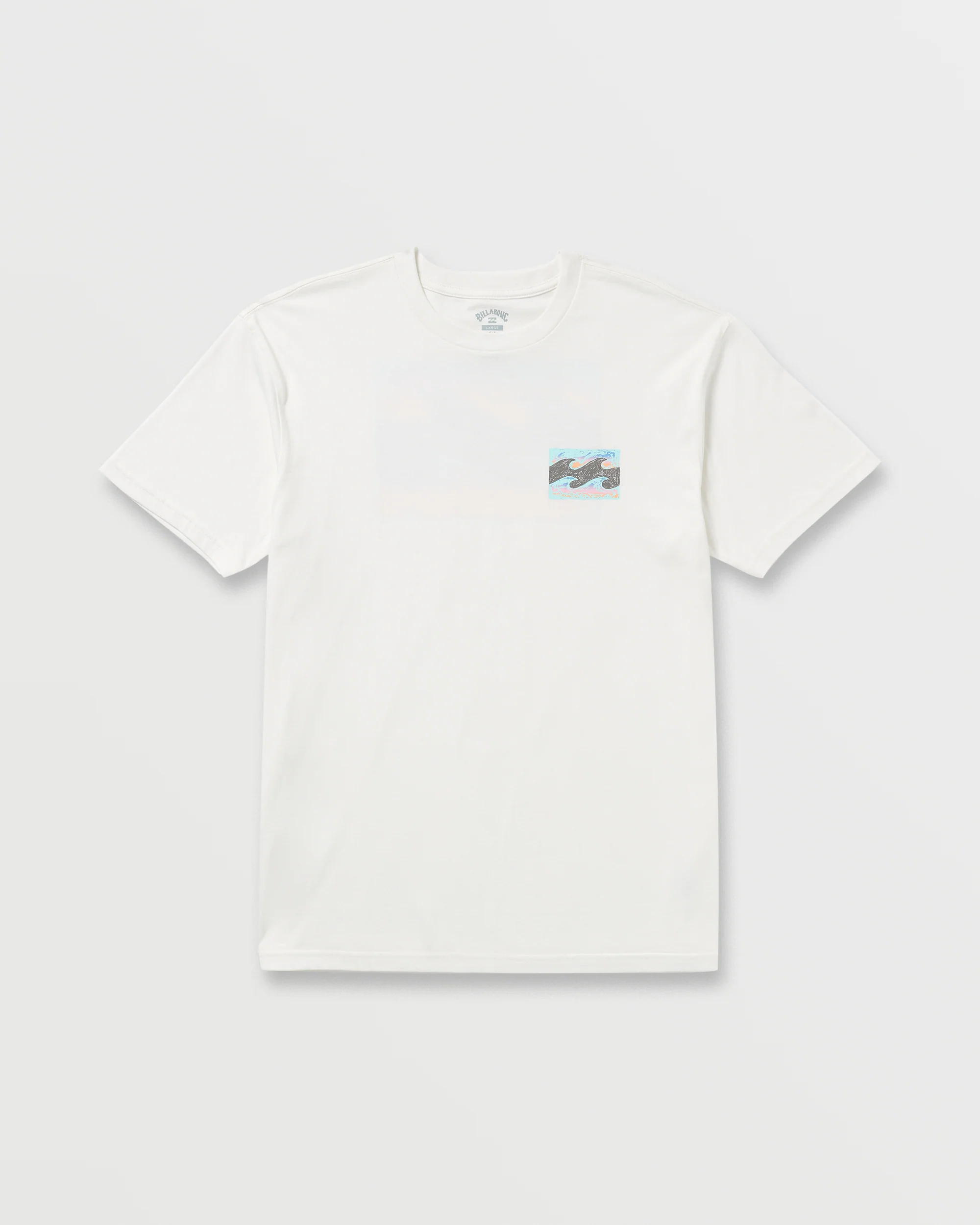 Crayon Wave Premium Tee - Off White - Image 4