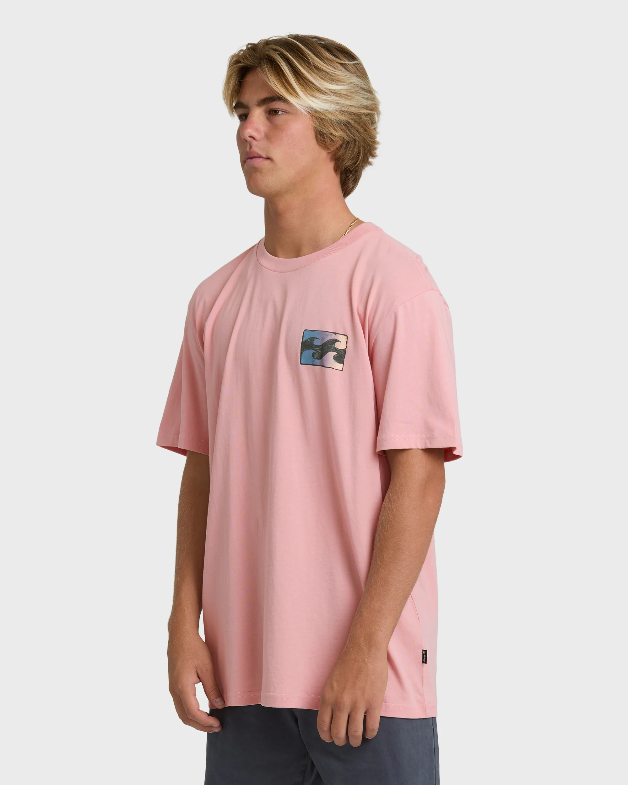 Mens Crayon Wave Premium T-Shirt - Image 4