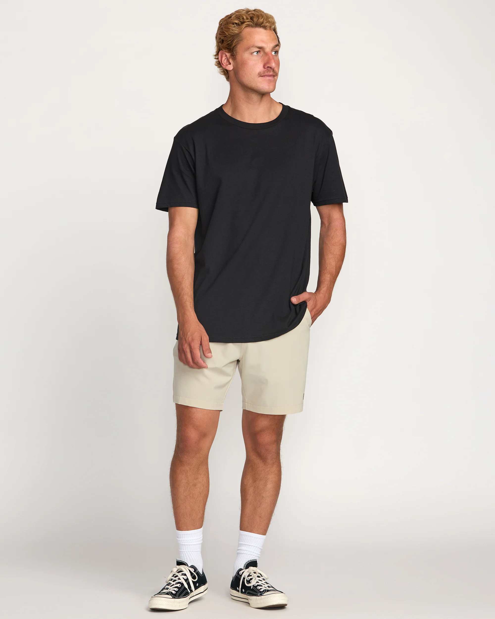 Crossfire Submersible 17" Hybrid Shorts - Sand - Image 6