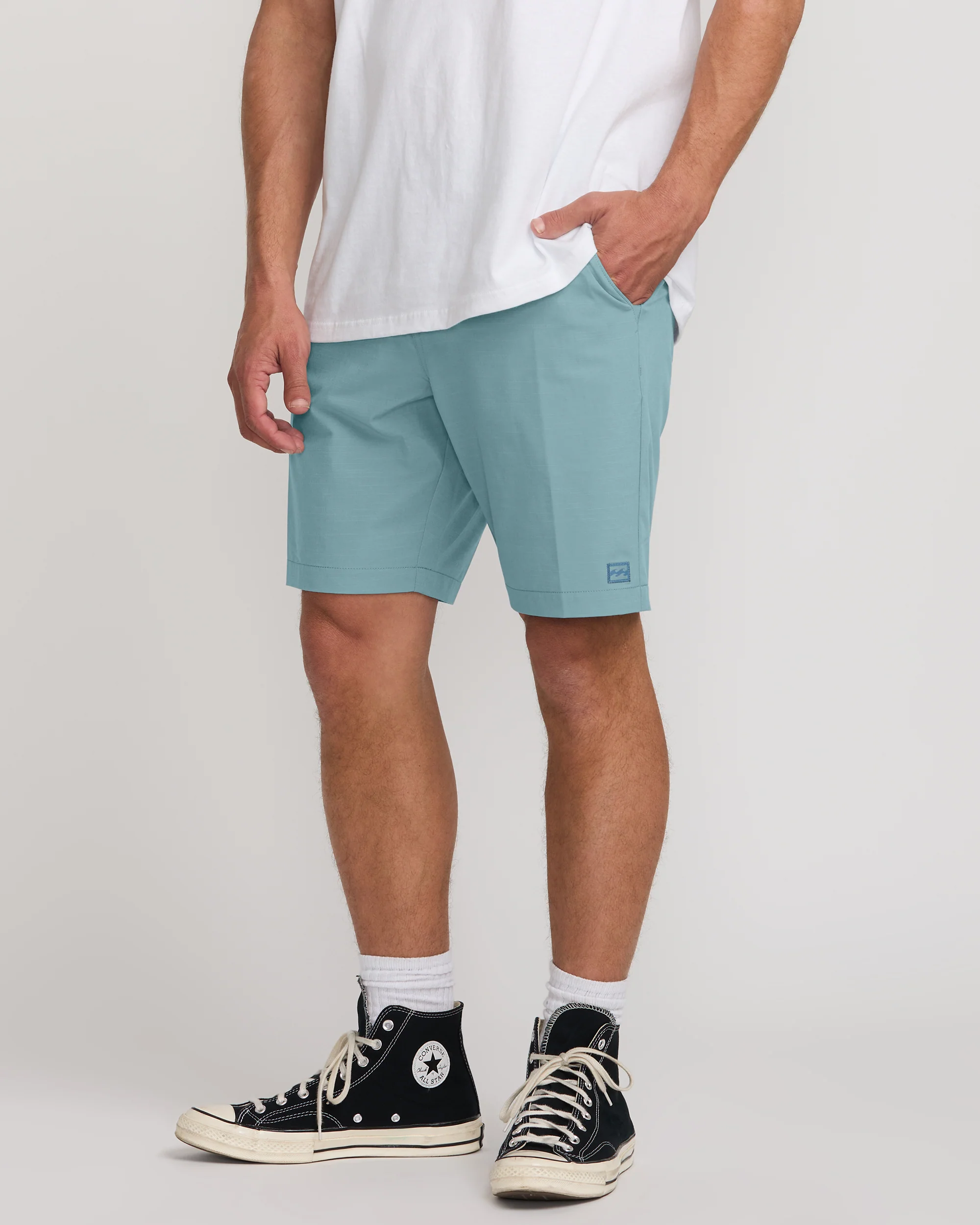 Crossfire Submersible 19" Hybrid Shorts - Glacier Blue - Image 6