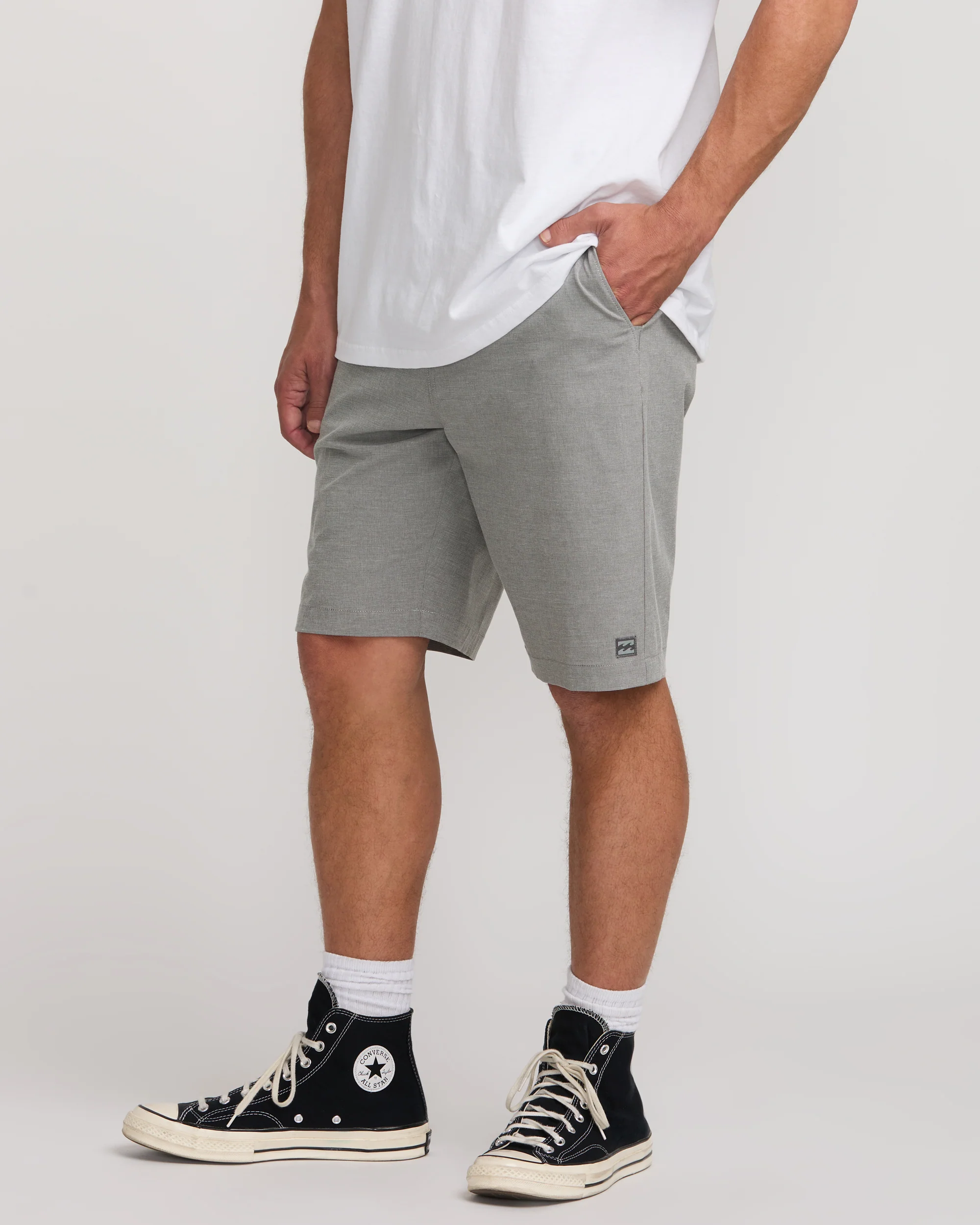 Crossfire Submersible 21" Hybrid Shorts - Gray - Image 5
