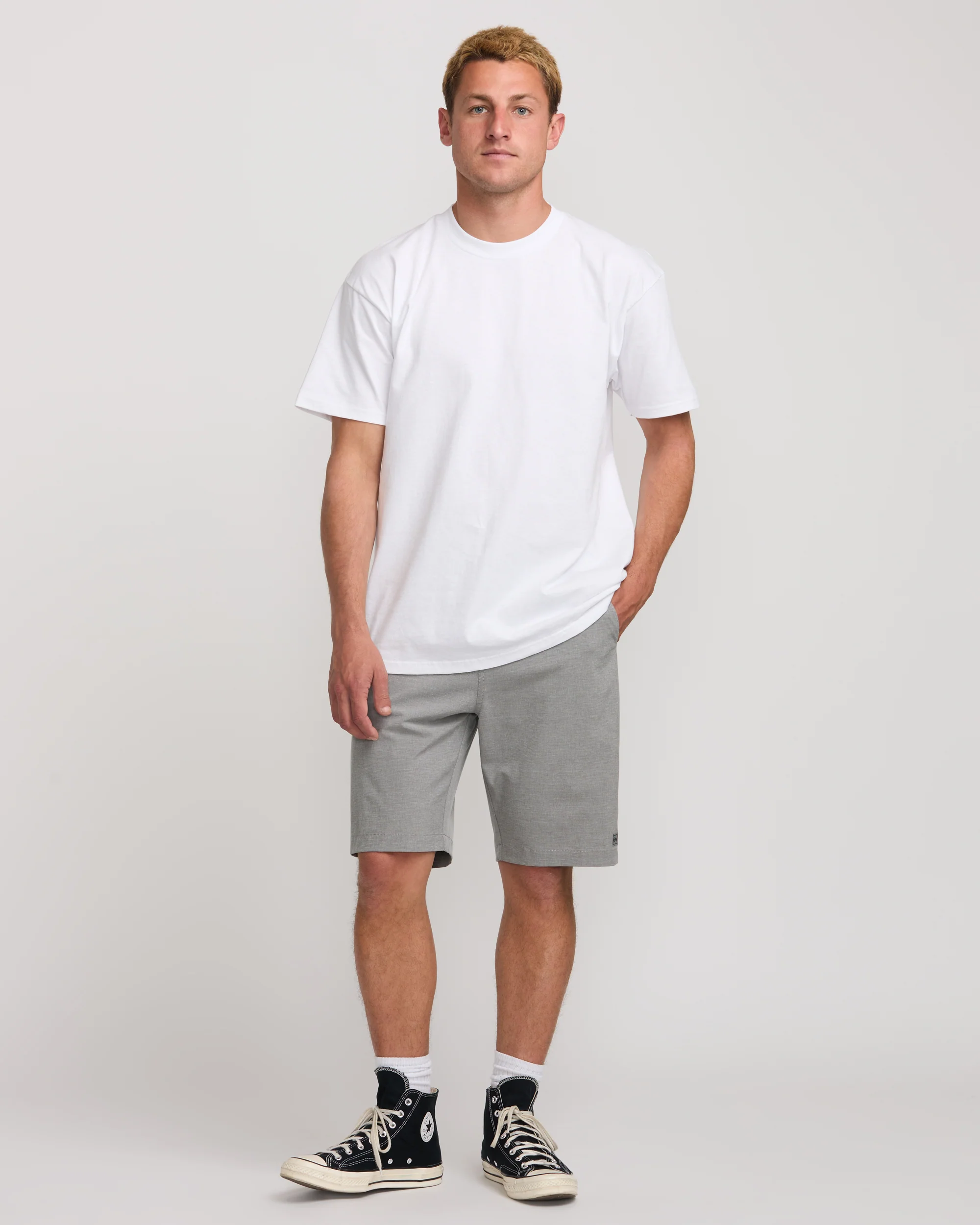 Crossfire Submersible 21" Hybrid Shorts - Gray - Image 6