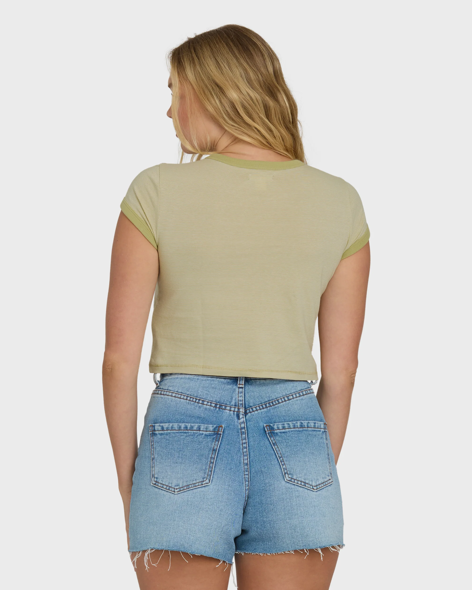 Daily Tee YD Short Sleeve Knit T-Shirt - Cactus - Image 2