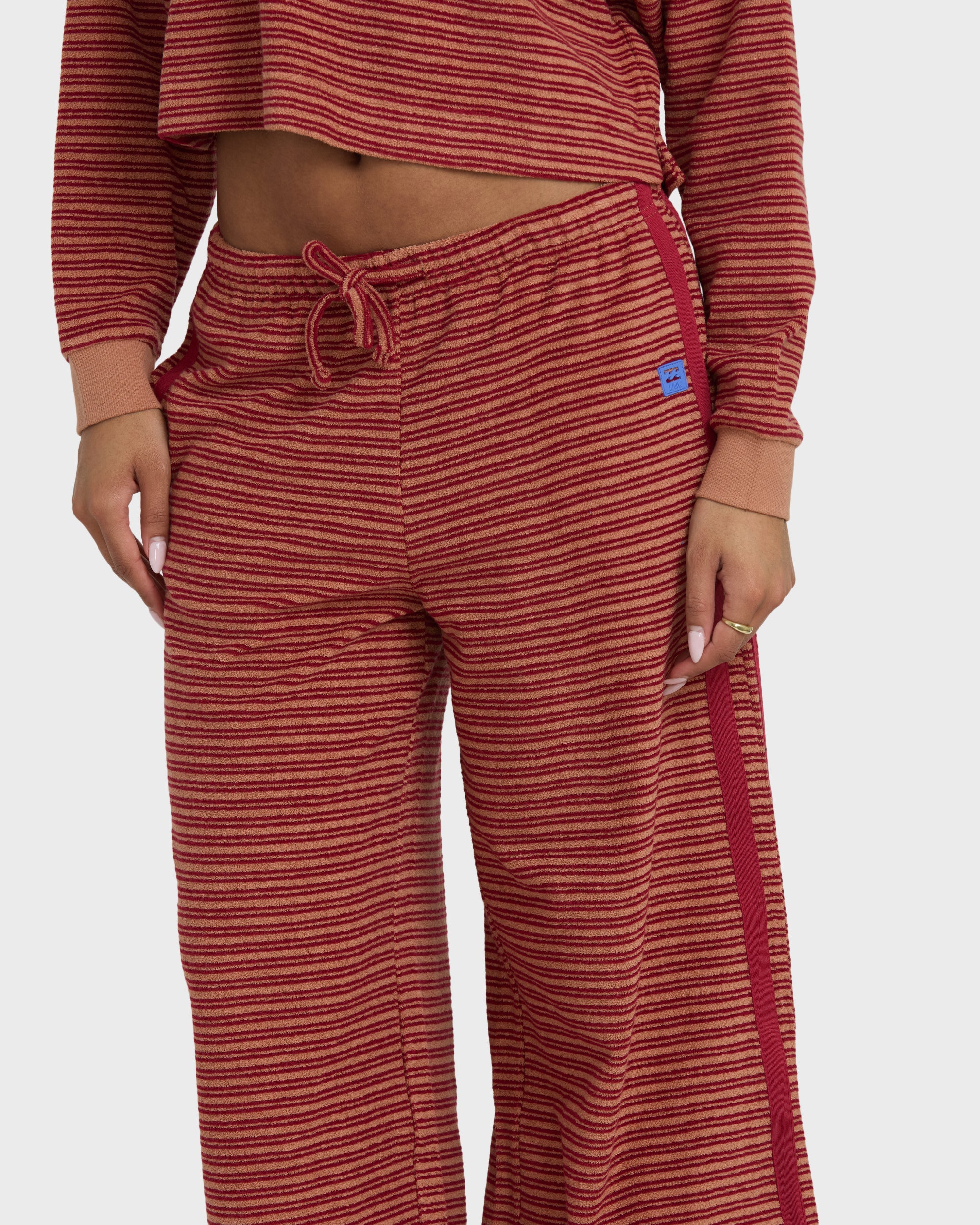 Date Palm Terry Pants - Rose Brown - Image 3