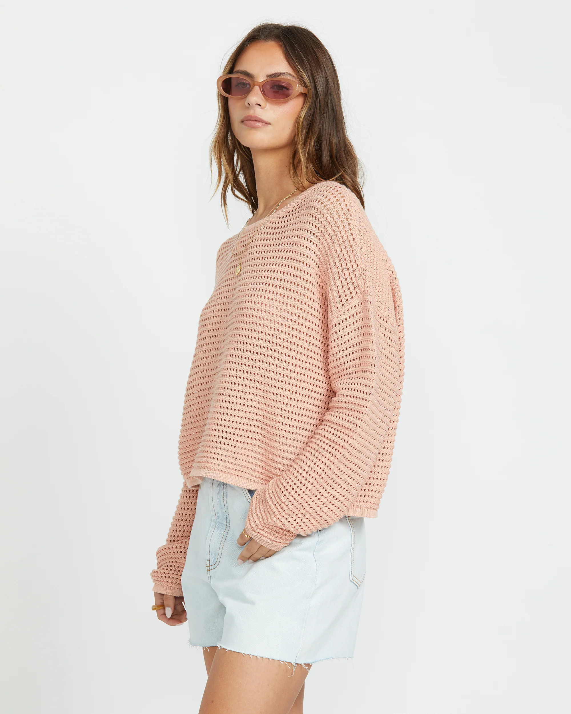 Daybreak Sweater - Faded Rose - Image 3