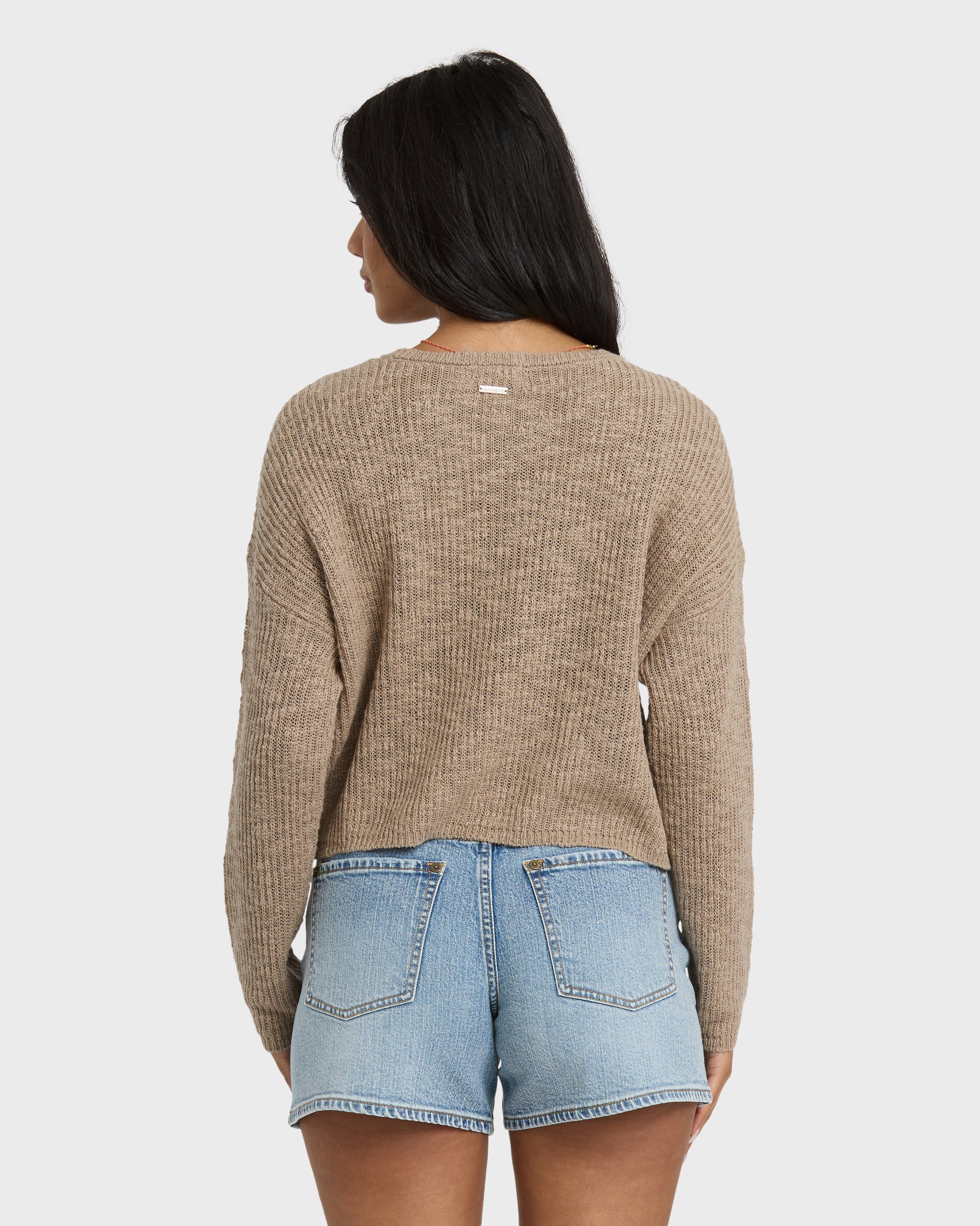 Daze Time Crewneck Sweater - Oatmeal - Image 5