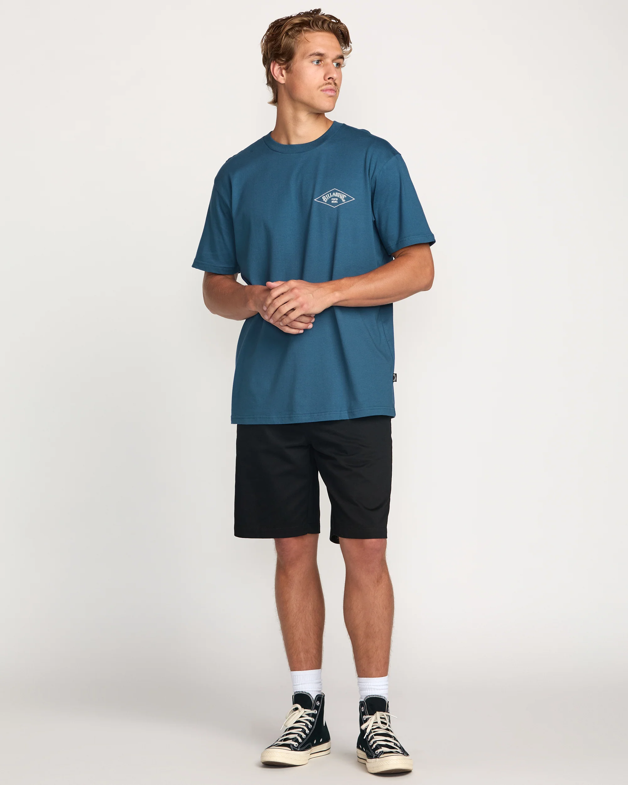 Diamond Arch Premium Tee - Deep Blue - Image 5
