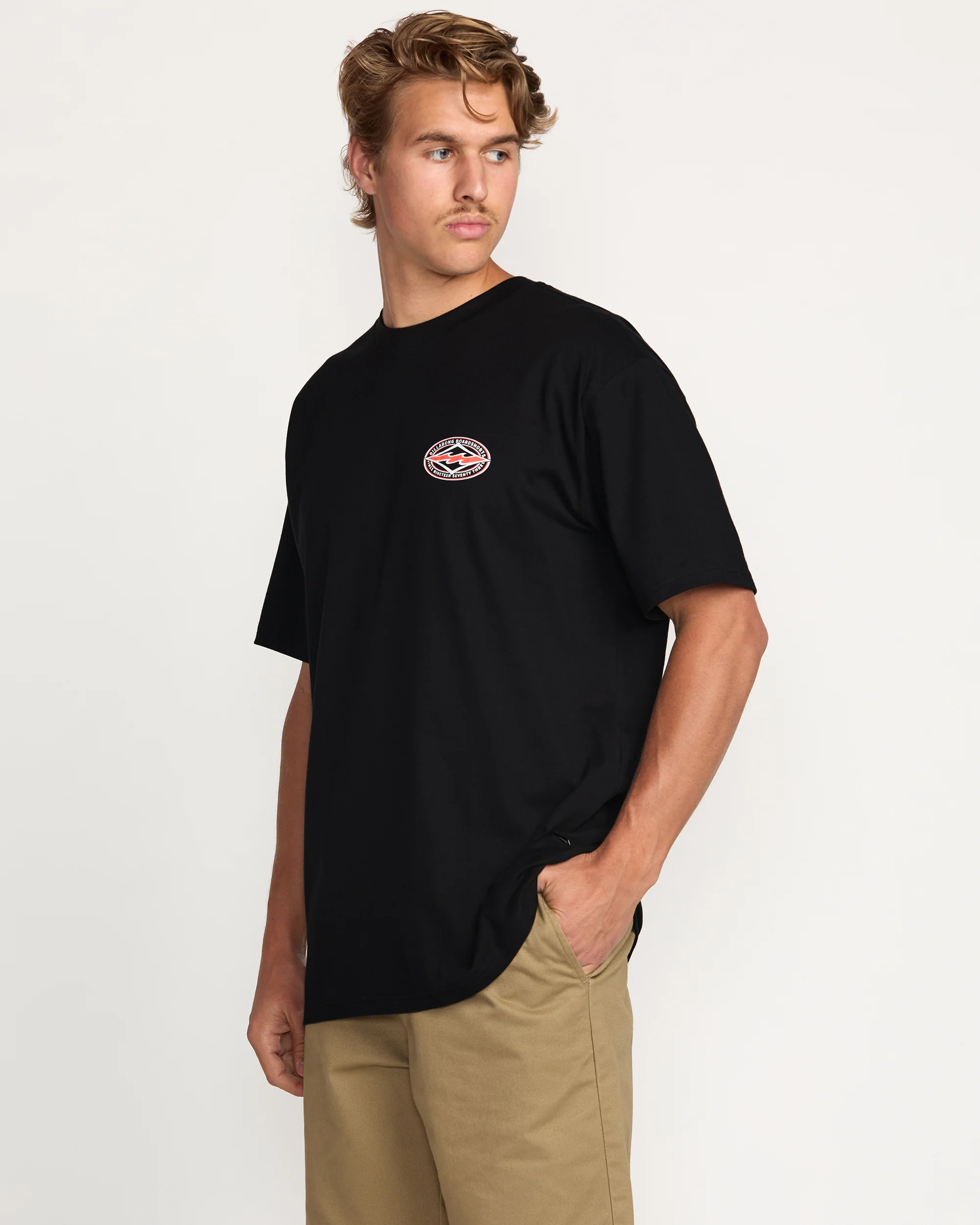 Diamond Vision Regular Short Sleeve T-Shirt - Black - Image 6