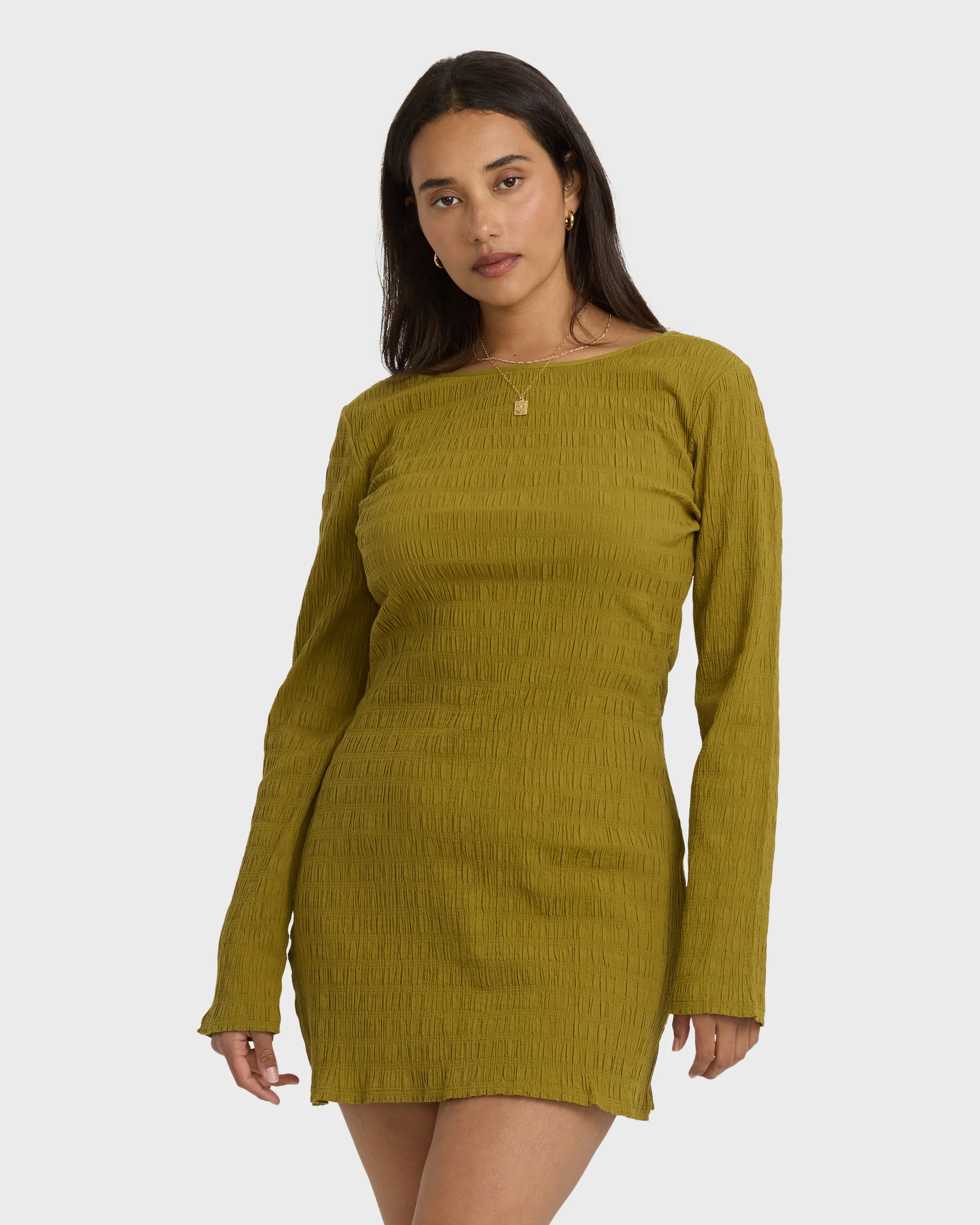 Dream Life Mini Dress - Moss - Image 6