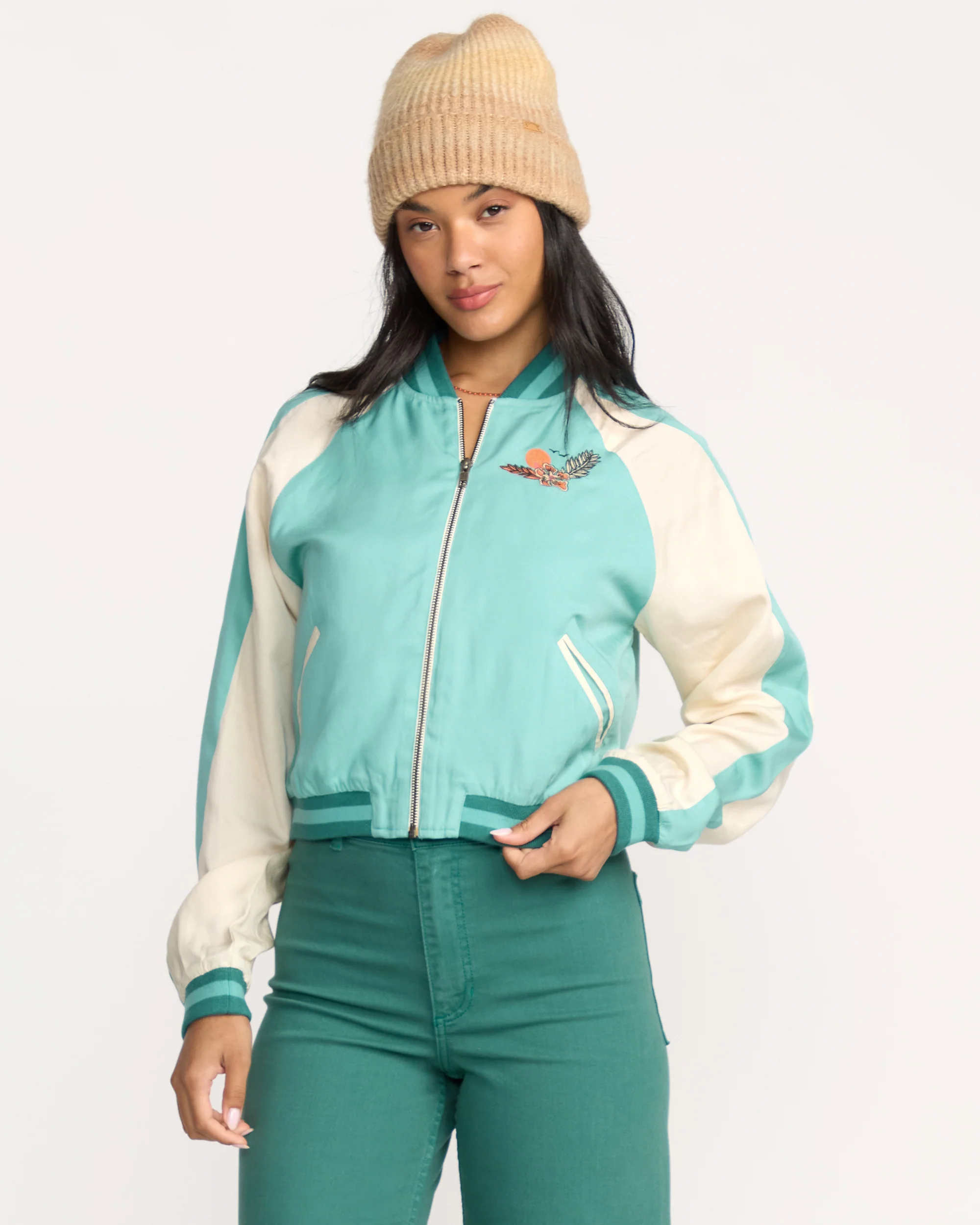 Dream Vacation Souvenir Jacket - Misty Blue - Image 3