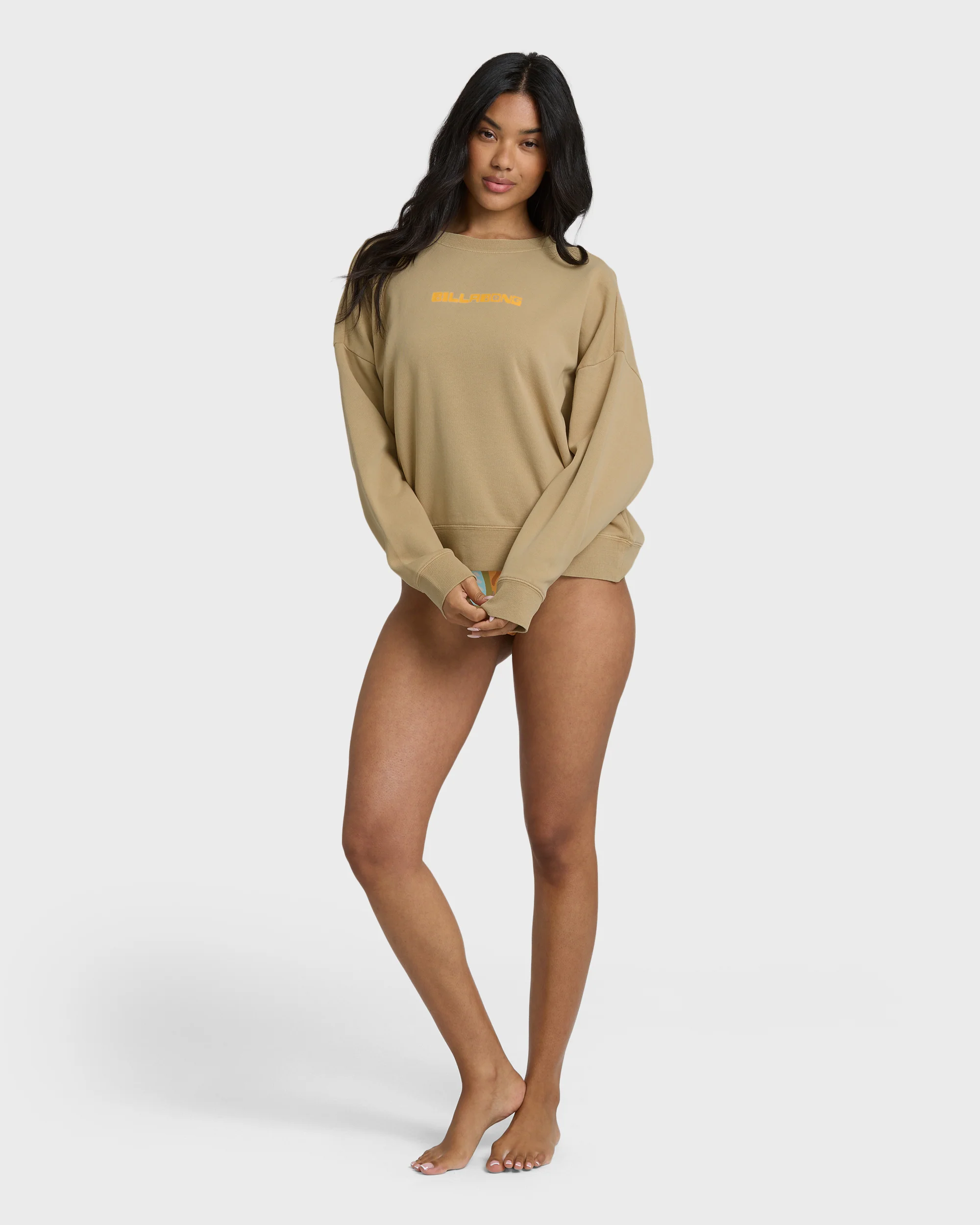 Echo Crewneck Sweatshirt - Stone - Image 6